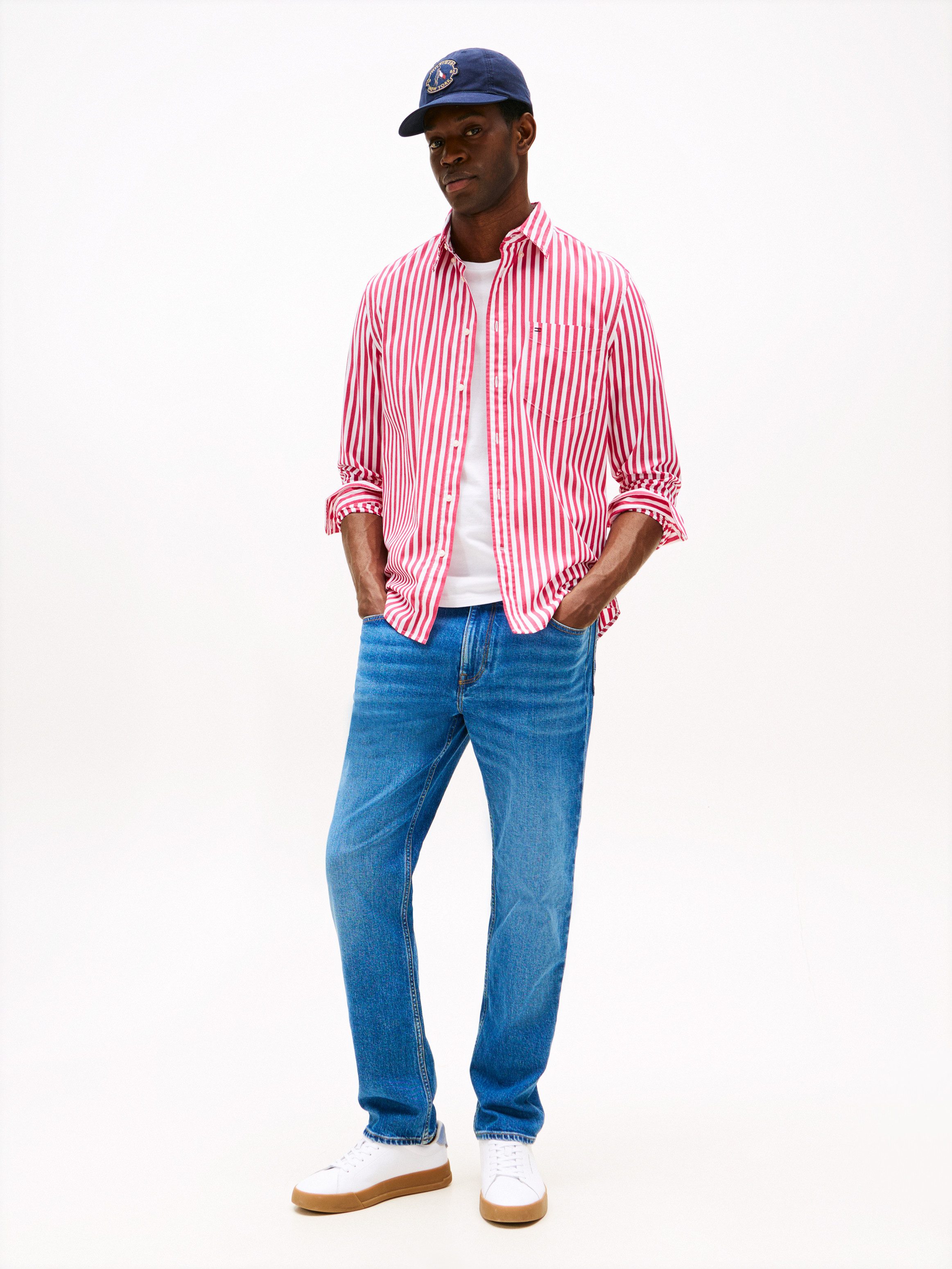 Tommy Hilfiger Langarmhemd FLEX POPLIN BOLD günstig online kaufen