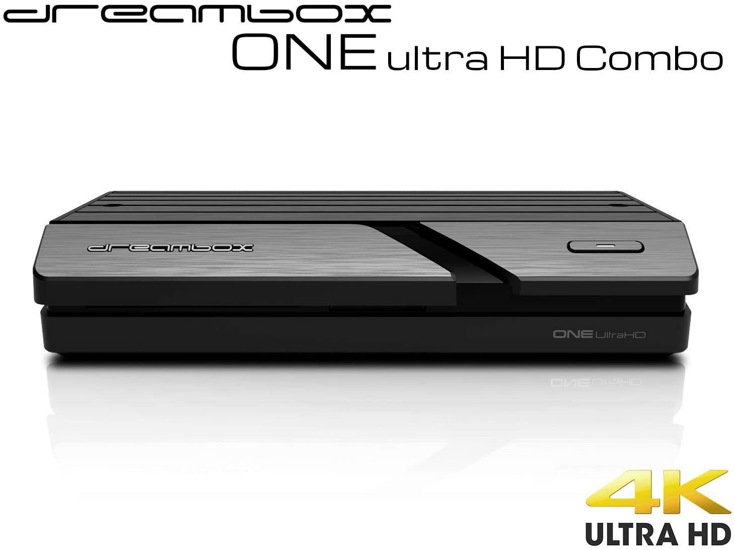 Dreambox Dreambox One Combo Ultra HD 1x DVB-S2X MIS 1xDVB-C/T2 Tuner (4K, 2160p Satellitenreceiver