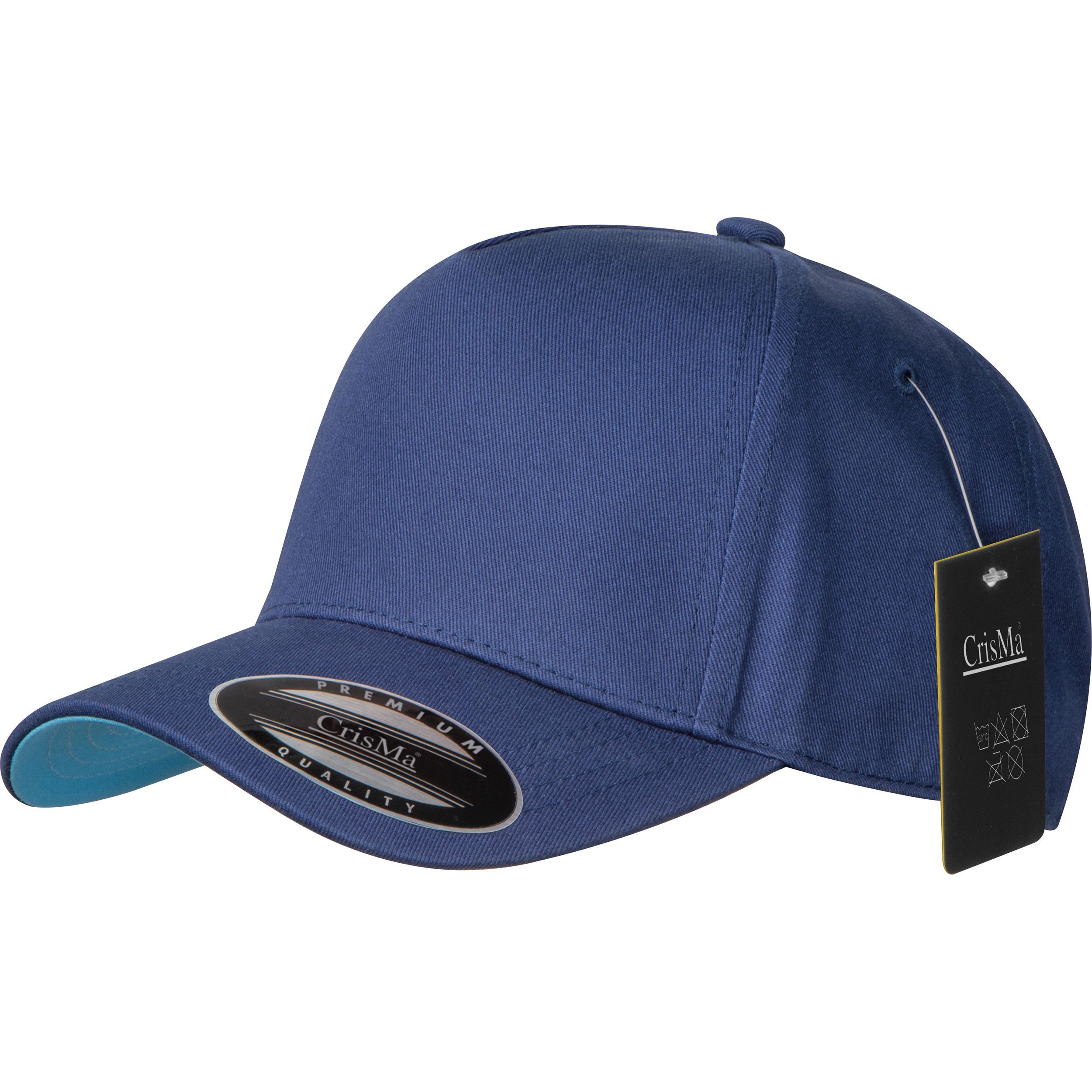 Baseball Cap Baumwoll Basecap "CrisMa" 5 Panel / mit Metallverschluss / Farbe: dunk