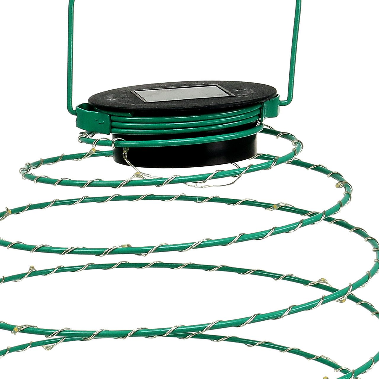Viana Windlicht Solar Gartenleuchte Grün 22cm günstig online kaufen