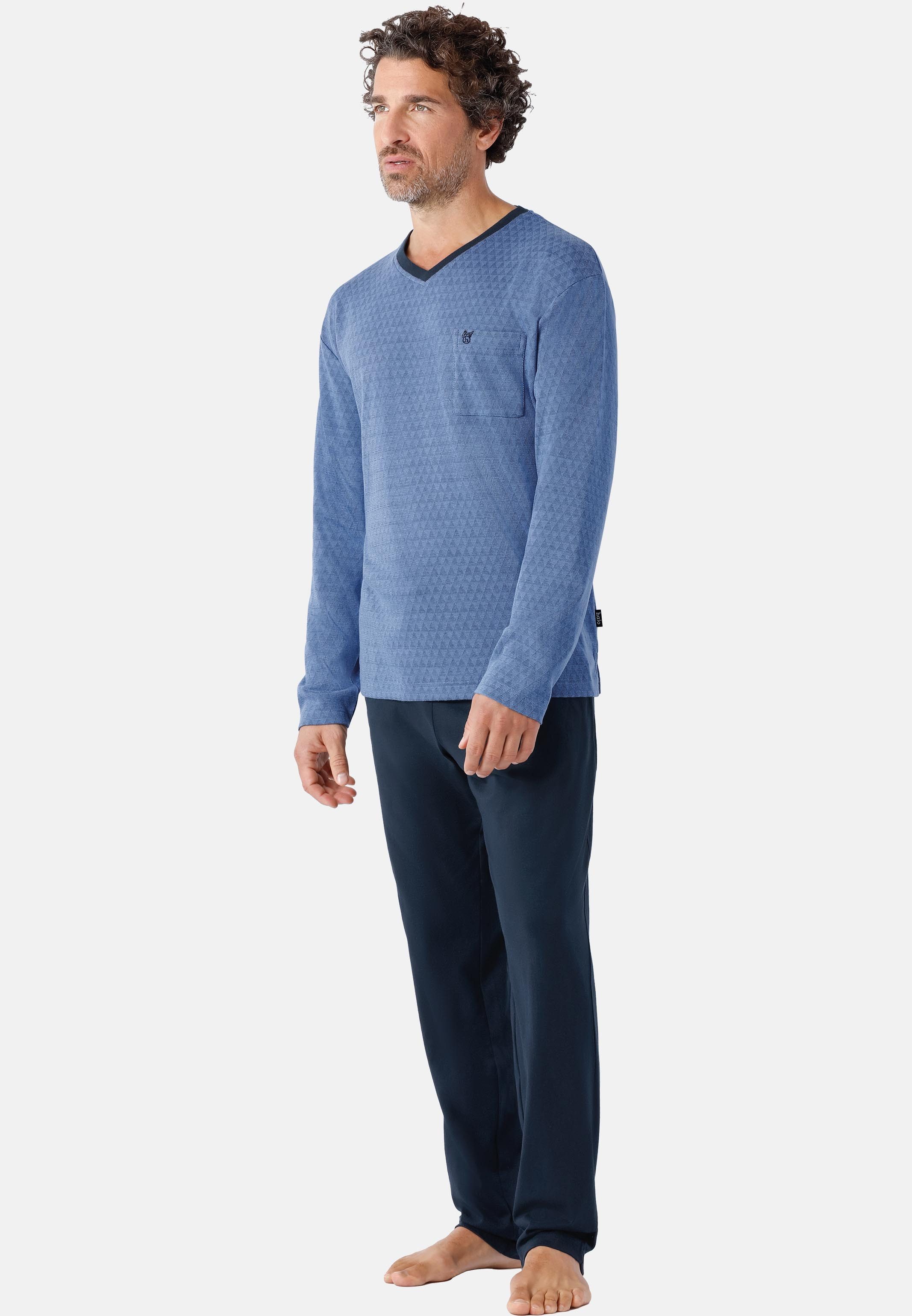 Hajo Pyjama Klima-Light (Set, 2 tlg) Schlafanzug - Baumwolle - Atmungsaktiv