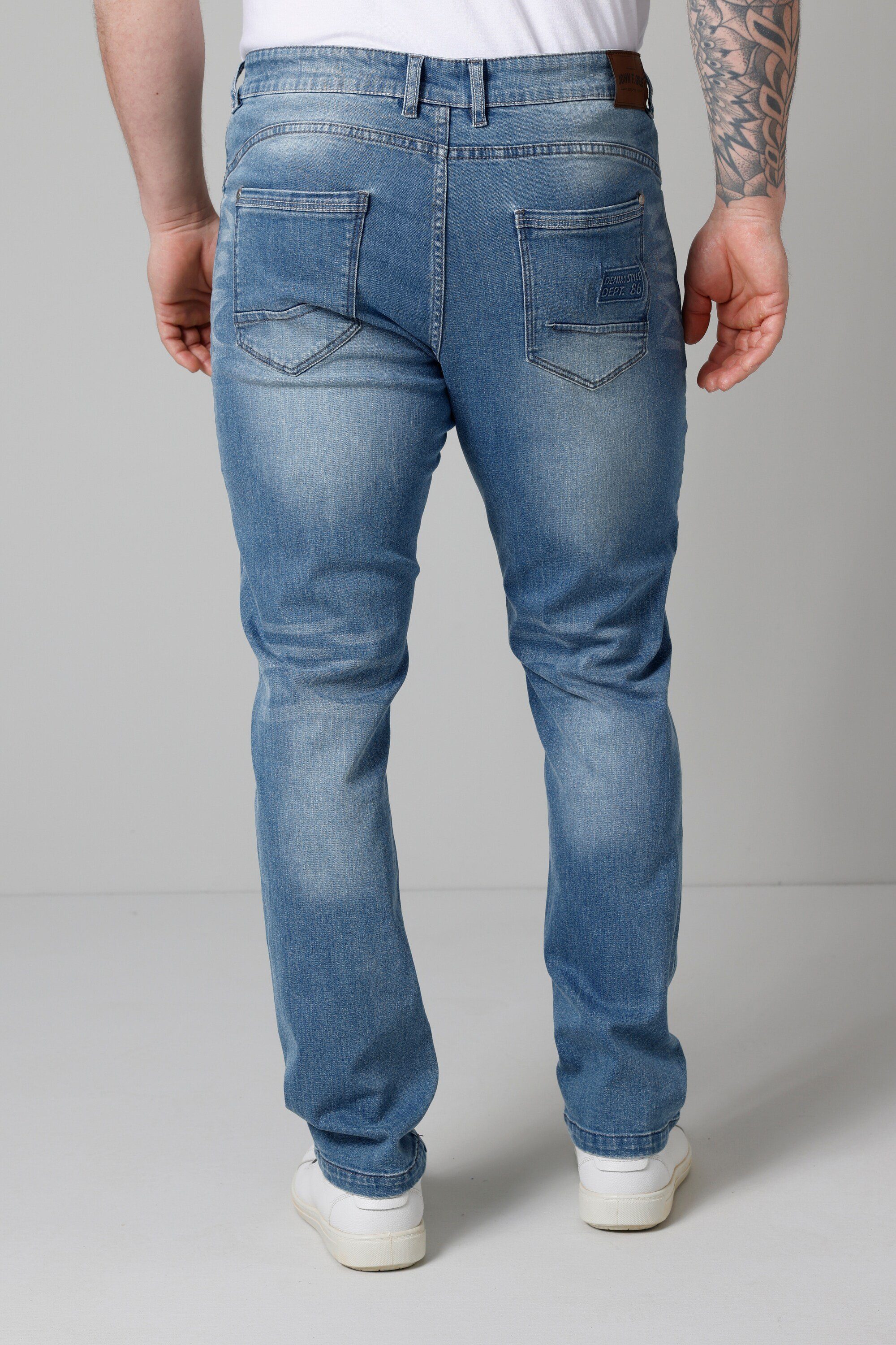 John F. Gee 5-Pocket-Jeans John F. Gee Jeans engere Passform Stretch 5-Pocket