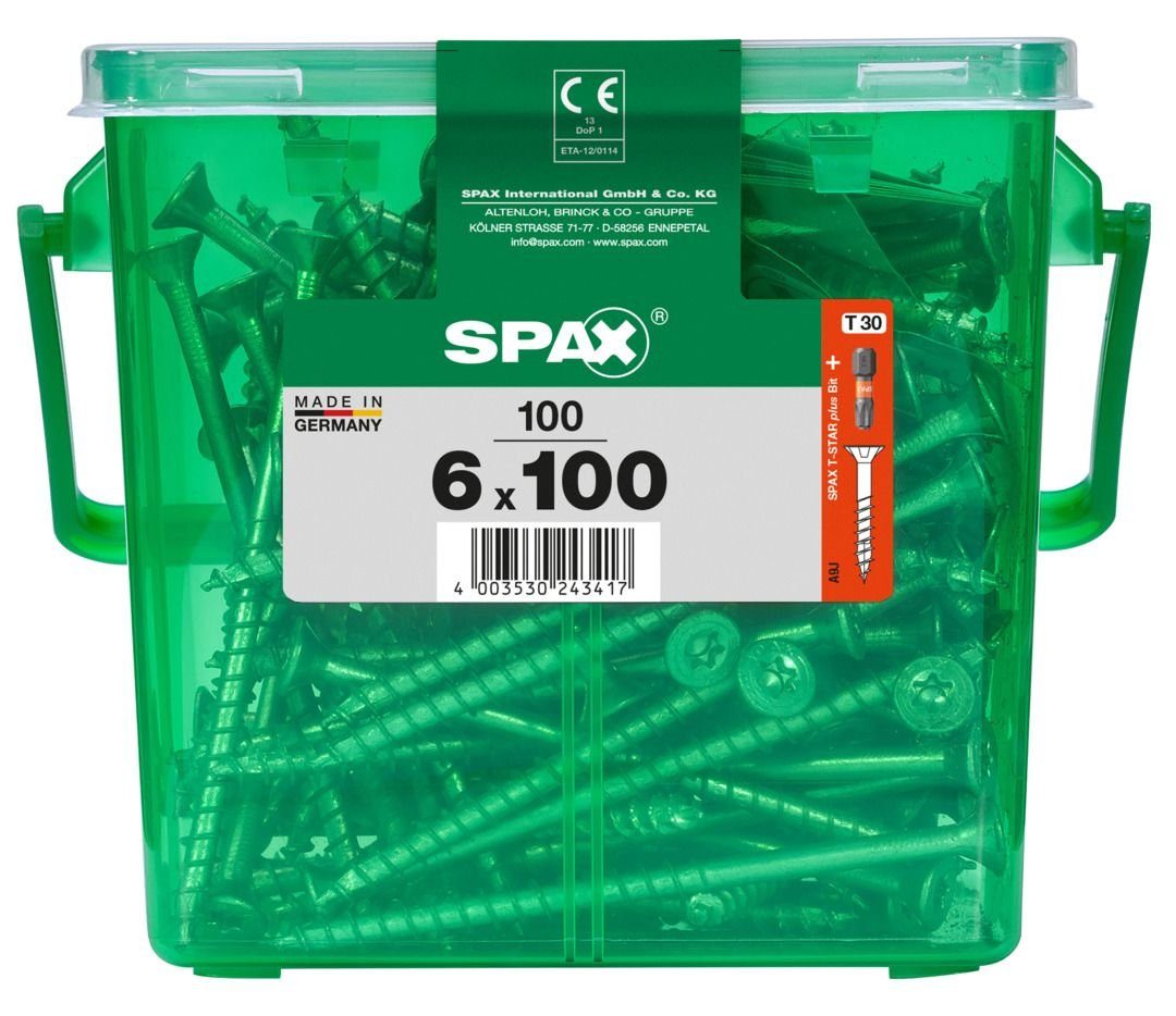SPAX Holzbauschraube Spax Universalschrauben 6.0 x 100 mm TX 20 - 100