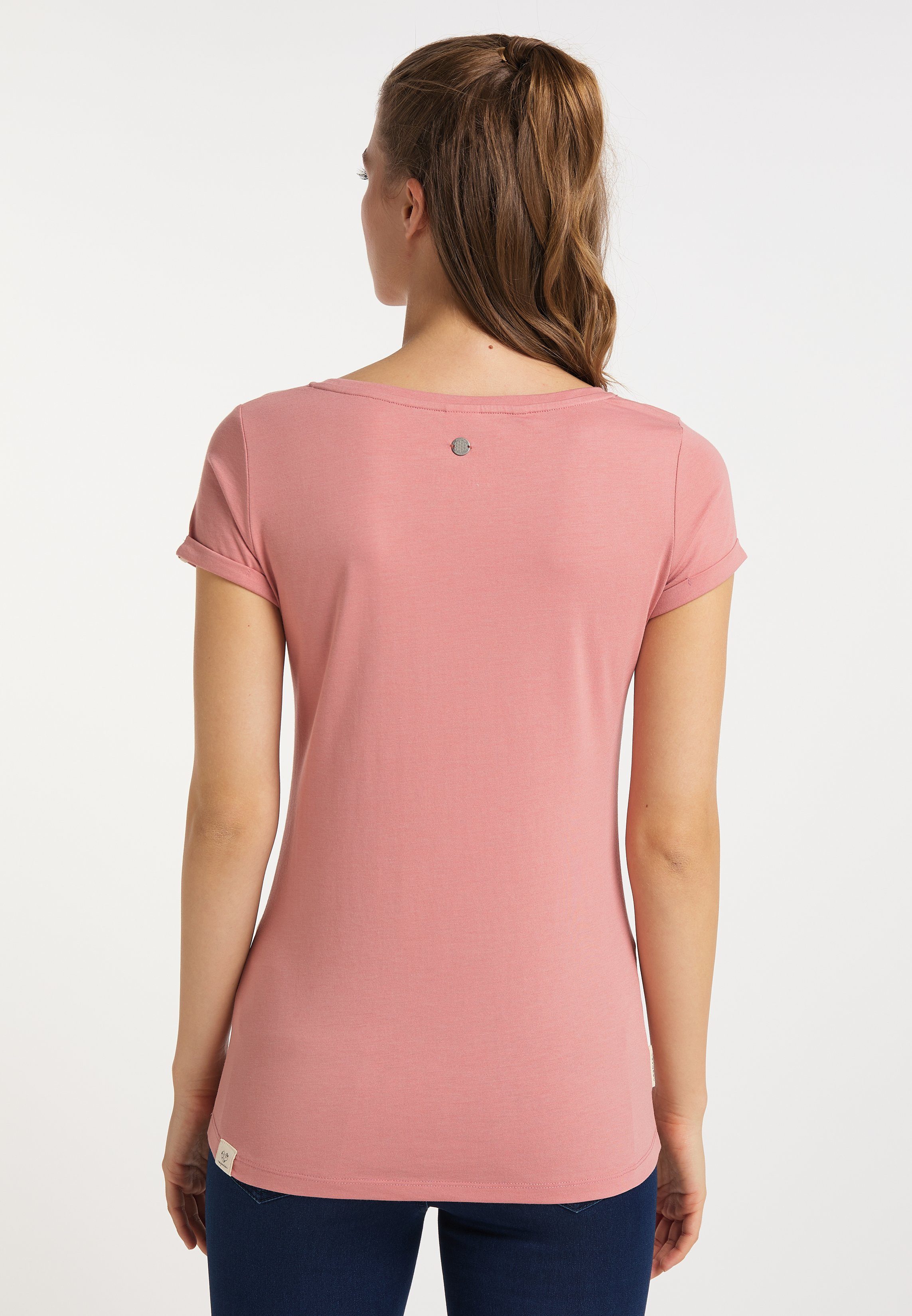 Ragwear T-Shirt FLORAH PRINT ORGANIC Vegane Nachhaltige Mode & ROSE