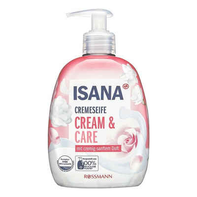 ISANA Flüssigseife »Cream & Care«, mit Softpflege-Komplex und Pflegelipid, 500 ml