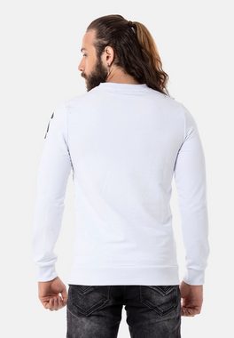 Cipo & Baxx Sweatshirt mit großem Print