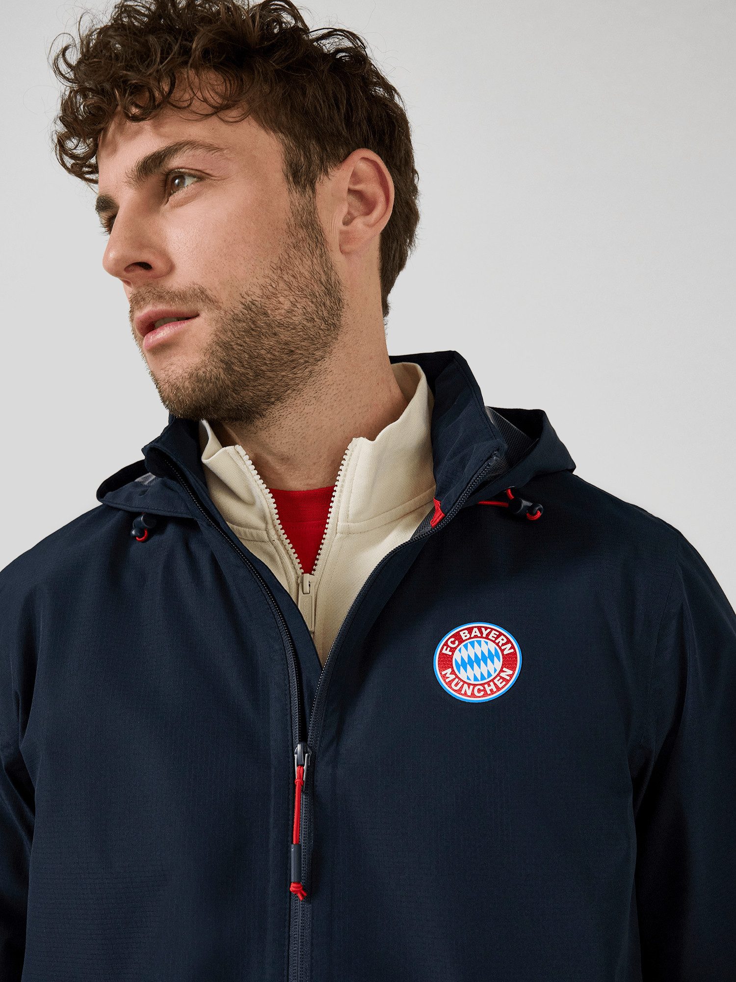 FC Bayern München Regenjacke FC Bayern München, Regenjacke Essentials, Herren, Navy