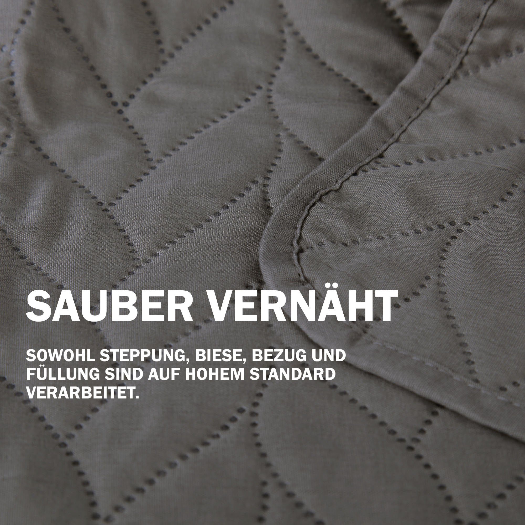 Bestlivings Tagesdecke Bettüberwurf gesteppt, XXL Sofaüberwurf - Sommerdecke gesteppt - Steppdecke, Wendedecke – Bild 5 von 5