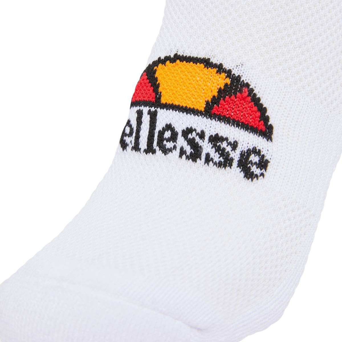 Ellesse Sportsocken Unisex Weiß - Sneaker Reban, Trainer Socken, 6 Paar