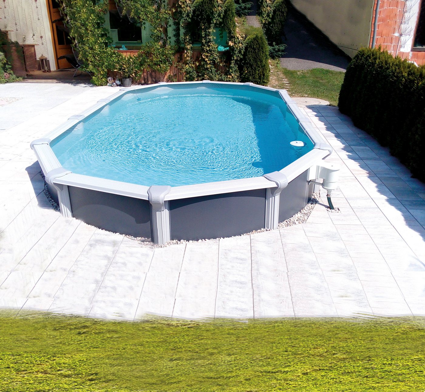 Thumbnail - KWAD Schwimmbecken »Supreme« all in Premium Folie (Set, 7-tlg), BxLxH: 360x610x132cm, inkl. Bodenisolationsset