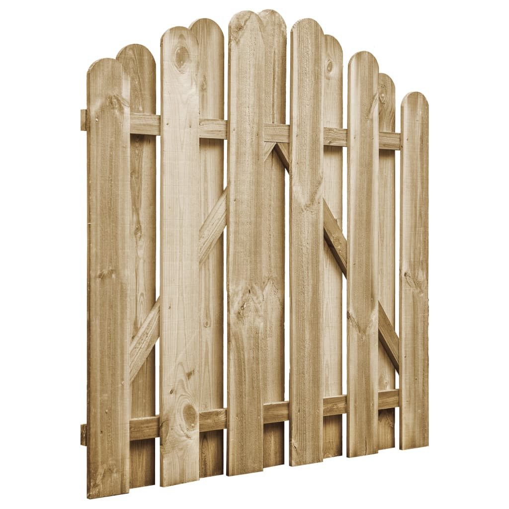 vidaXL Gartentor, Gartentür Imprägniertes Kiefernholz 100x100 cm