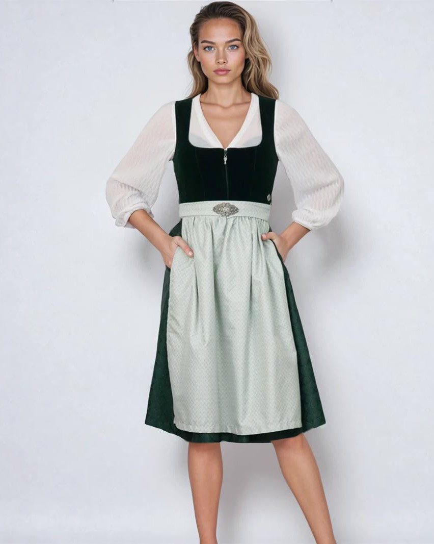 MarJo Dirndl Dirndl Grafling 65cm Länge forest