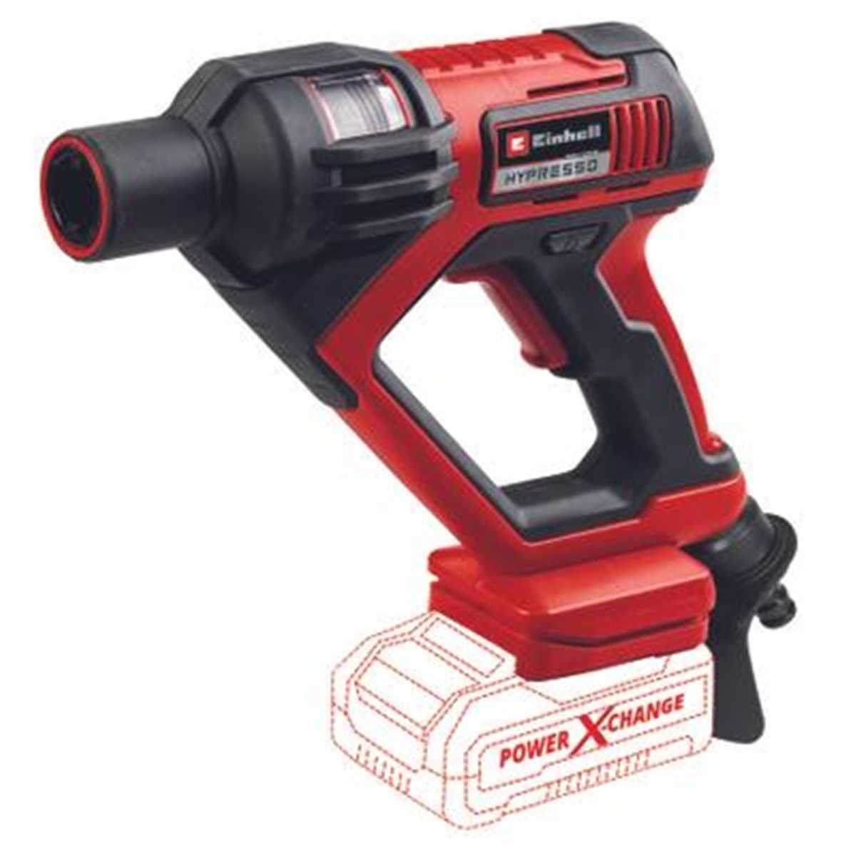 Einhell Akku-Druckreiniger Hypresso 18/24-1 Li- 24 bar mit Akku 2.5 Ah + Ladegerät + Tasche
