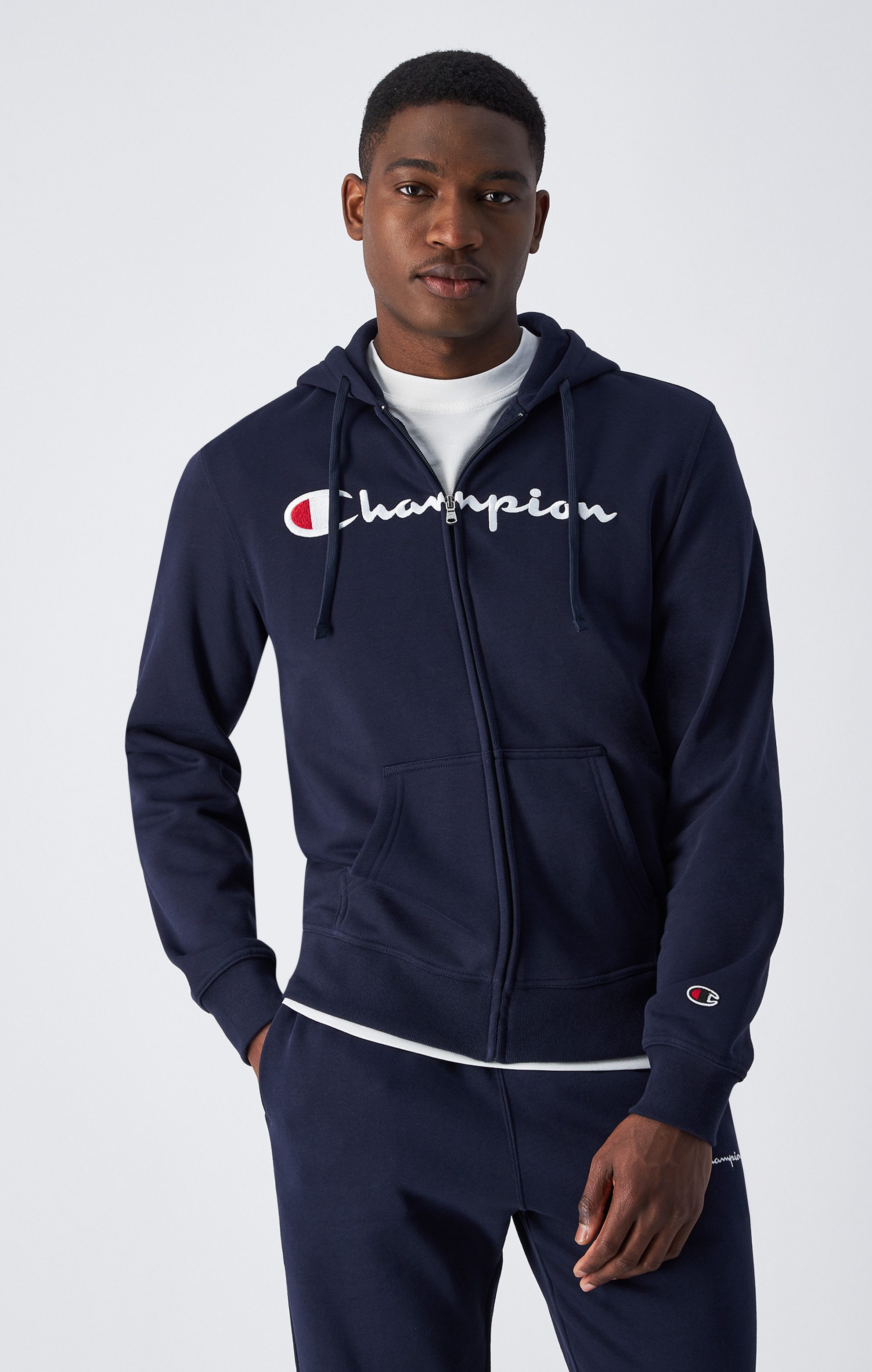 Champion Kapuzensweatjacke Hooded Full Zip Sweatshirt günstig online kaufen