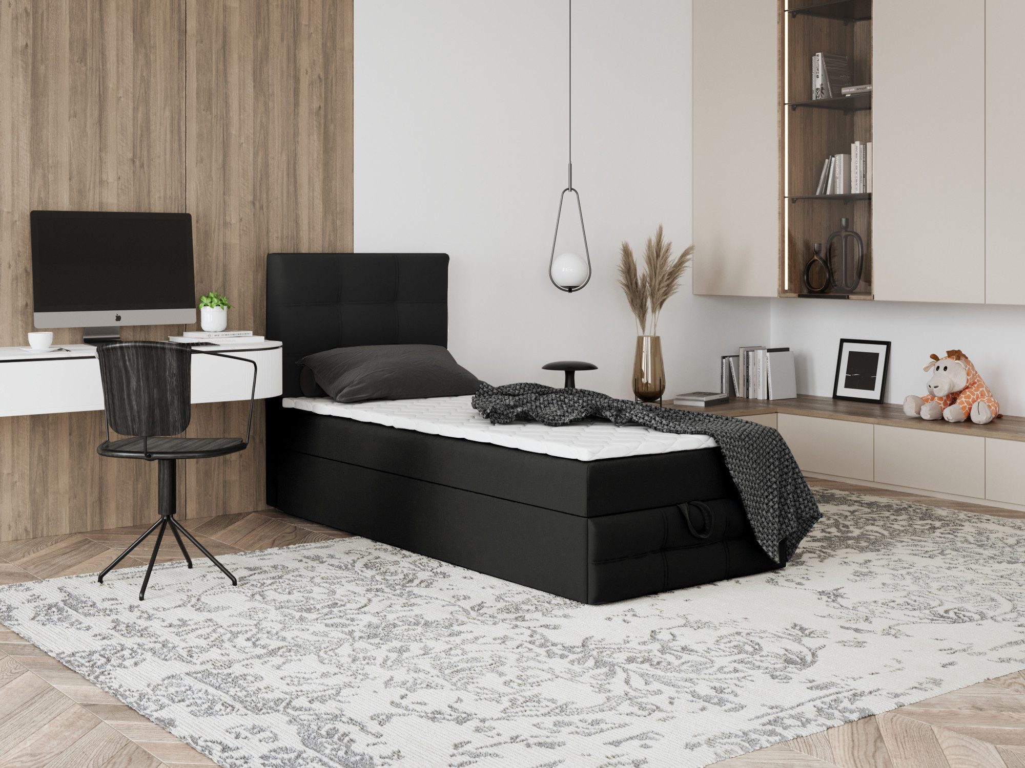 Godre Boxspringbett mit Bettkasten EWORA MINI günstig online kaufen