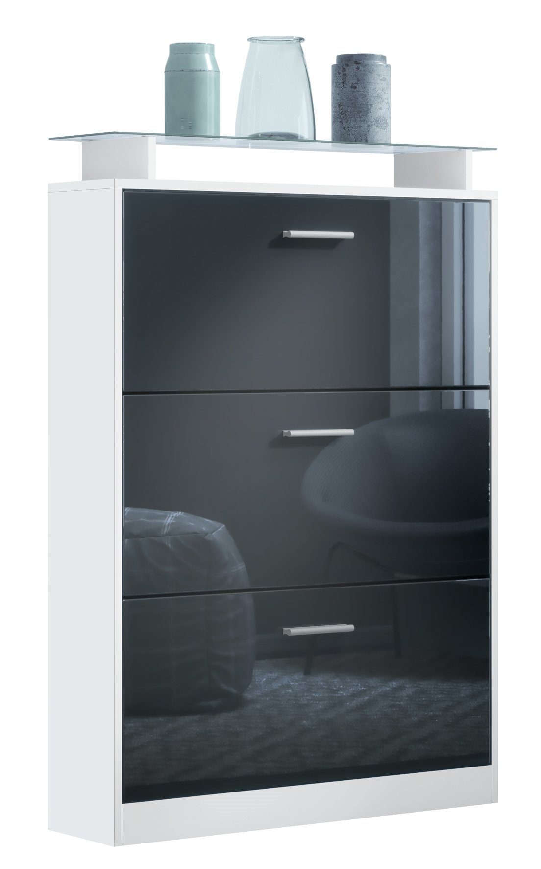 Vladon Schuhschrank Lavia (Schuhkipper, für 24 günstig online kaufen