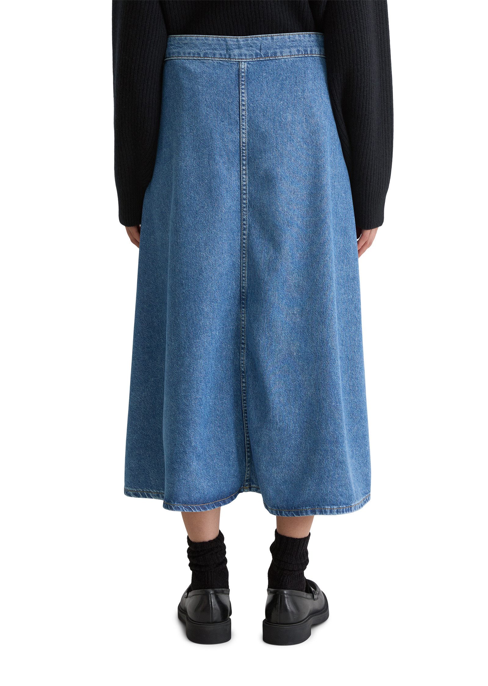 Marc O'Polo Jeansrock aus softem Lyocell-Baumwolle-Mix