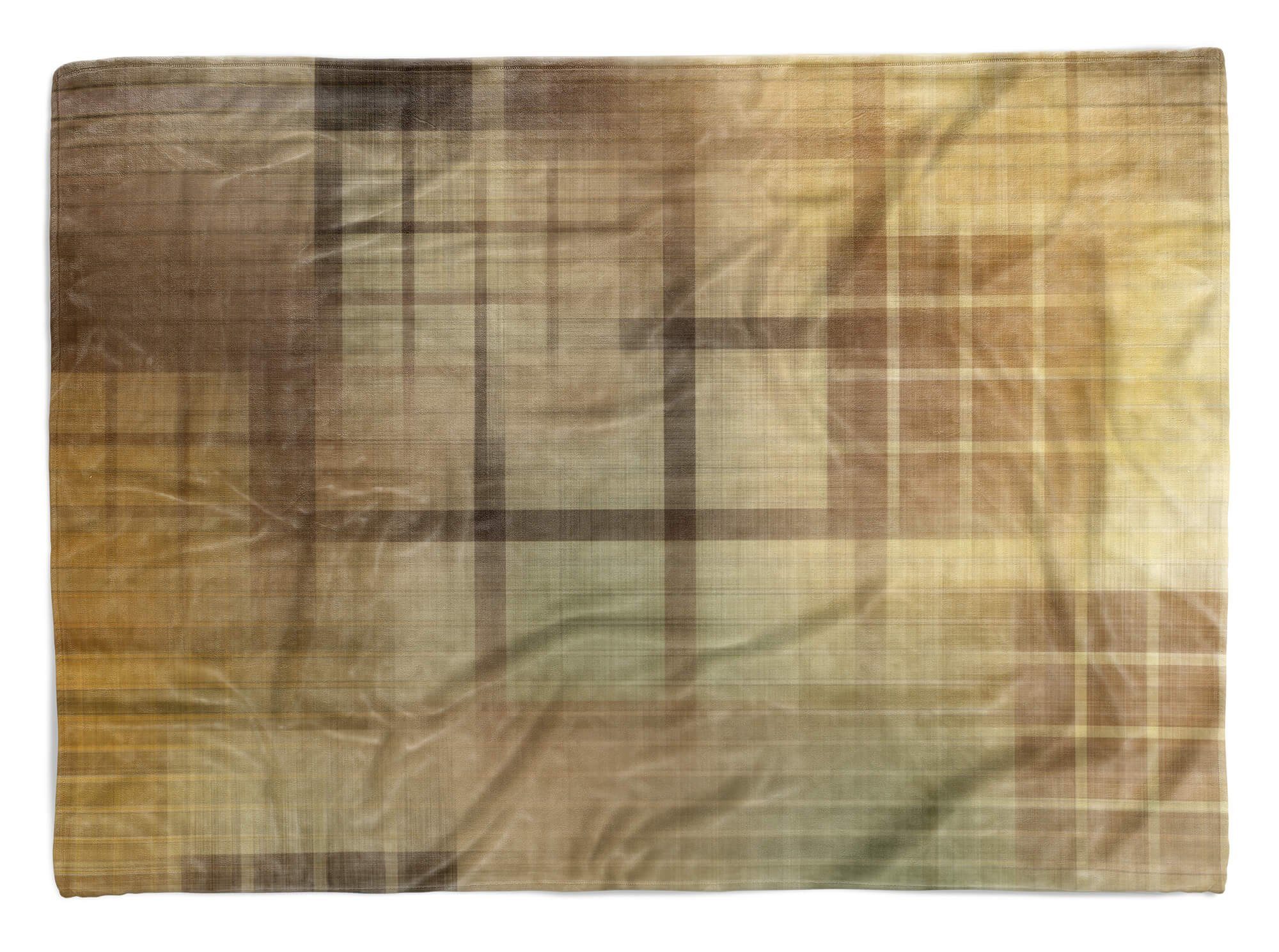 Sinus Art Handtücher Handtuch Strandhandtuch Saunatuch Kuscheldecke mit Fotomotiv Muster Auffallend Braun, Baumwolle-Polyester-Mix (1-St), Handtuch