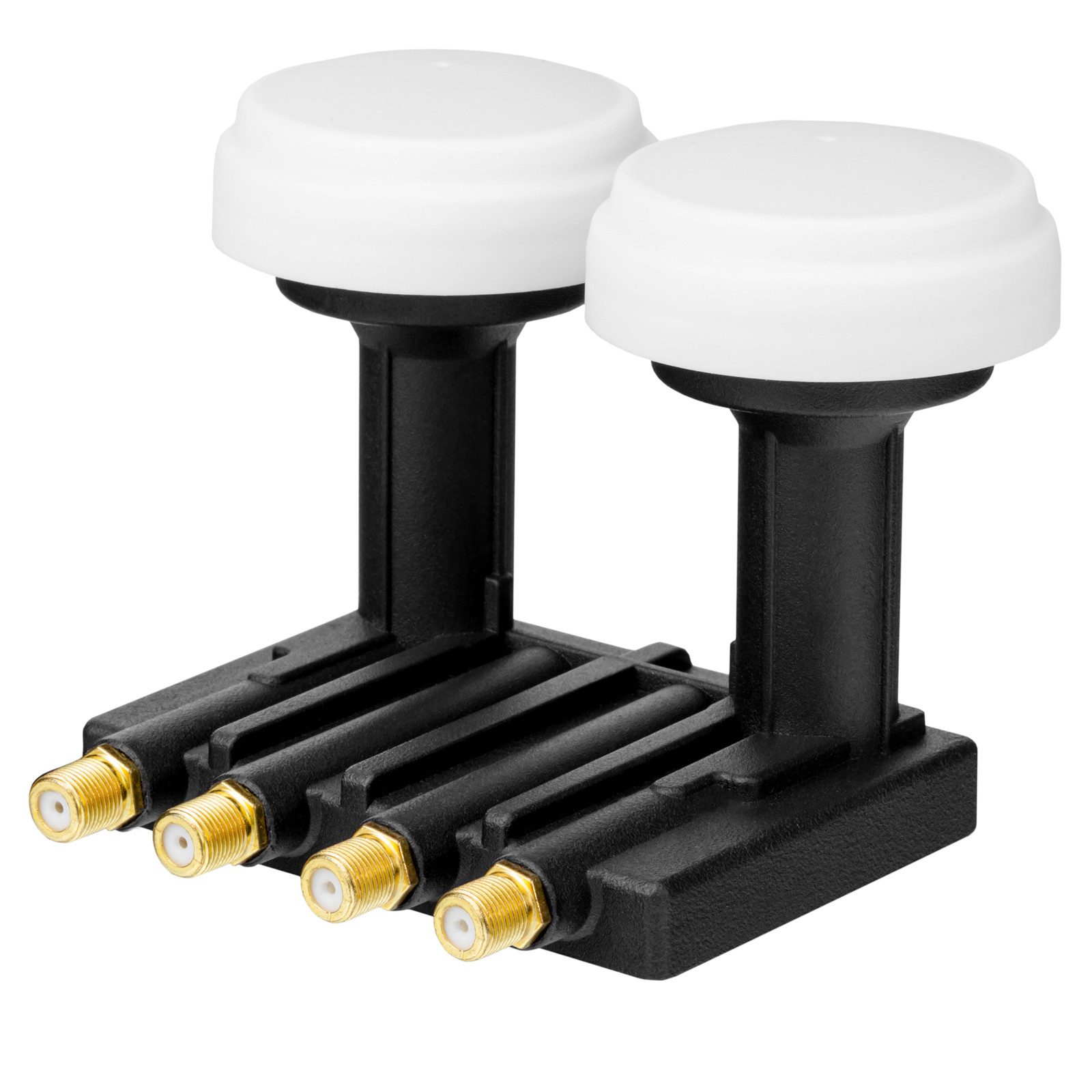 HB-DIGITAL Monoblock LNB Quad UHD MB 404 S für 4 Teilnehmer/Receiver Universal-Single-LNB (für 4 Teilnehmer, ASTRA 19,2° und HOTBIRD 13)