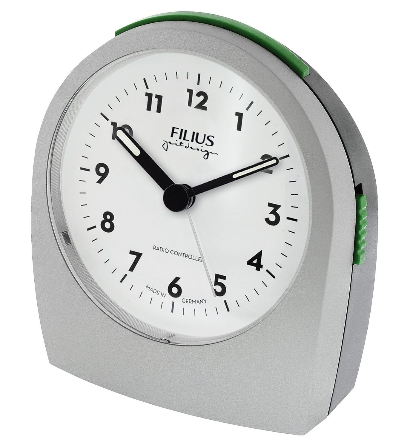 Filius Funkwecker Funk-Wecker Silbergrau-Graphit