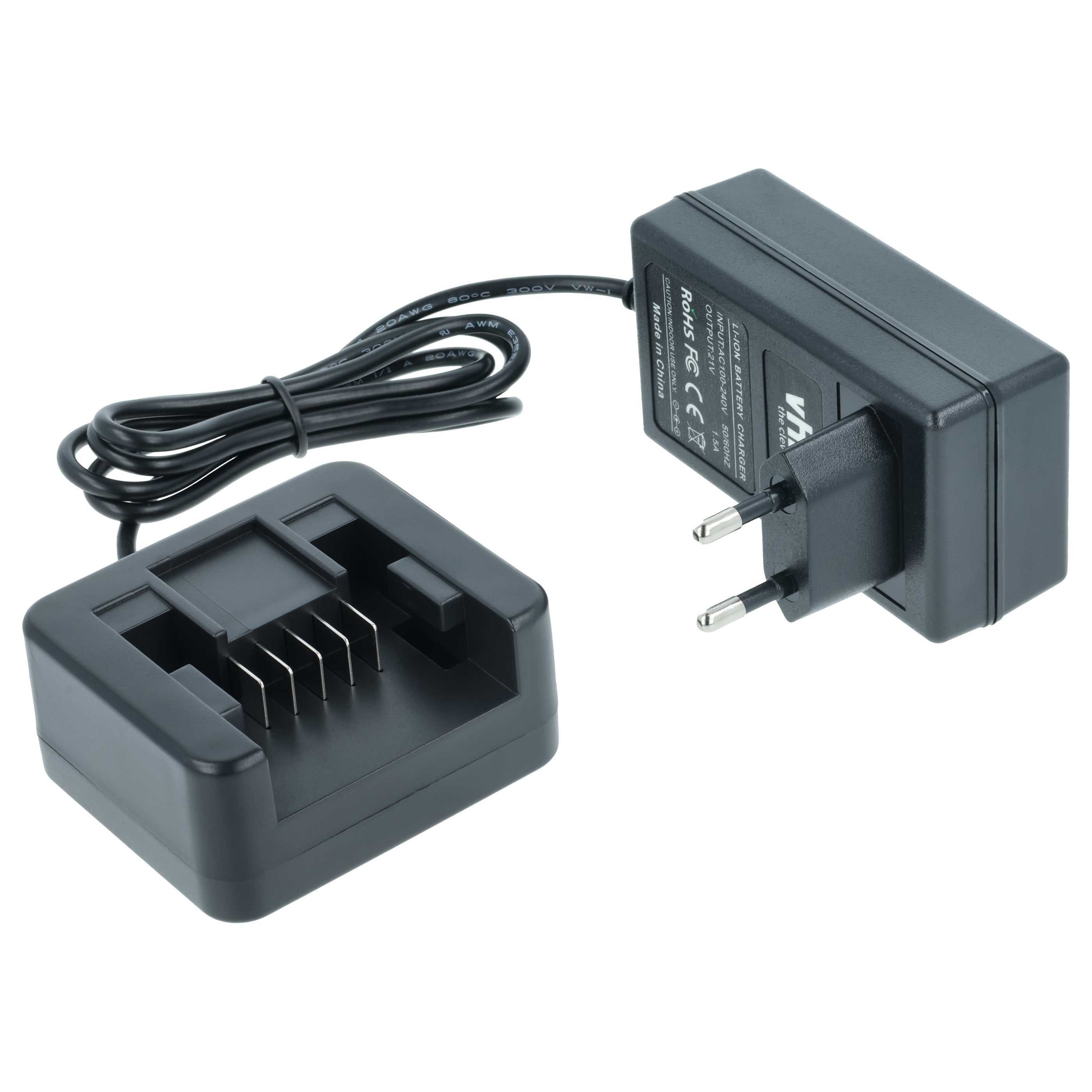 vhbw passend für Milwaukee C18 PD, C 12-28 DCR/ 0-Version, C18 IW, C18 DD, Werkzeug-Akku-Ladetechnik (Ladeschale für Elektrowerkzeug/Akku, Sicheres und komfortables Laden)