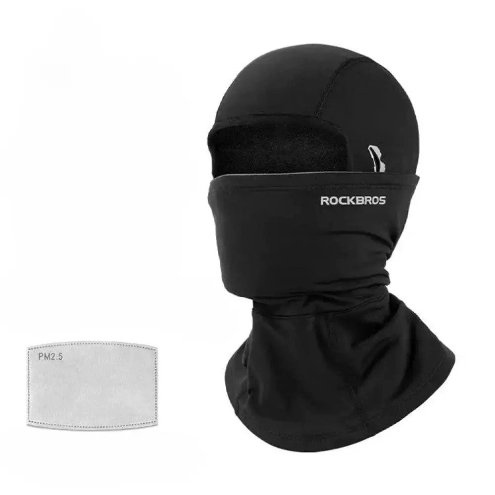 Sport-Knight® Sturmhaube Fleece Gesichtsmaske winddicht mit Filter für Outdoor & Motorrad Winddichter Schutz mit Filter