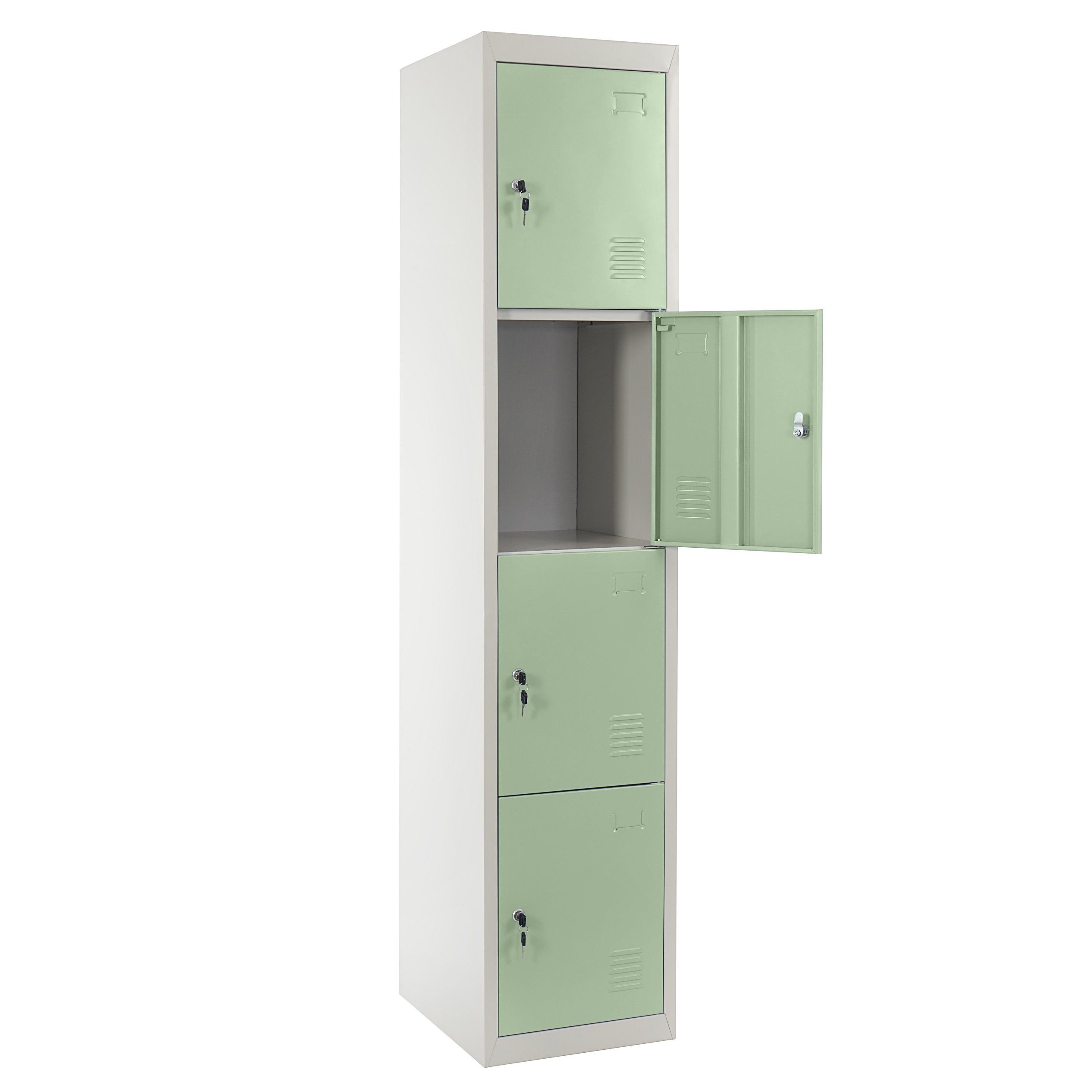 PROREGAL® Spind Schließfach SATURN HxBxT 180x38x45cm Metall, Farbe