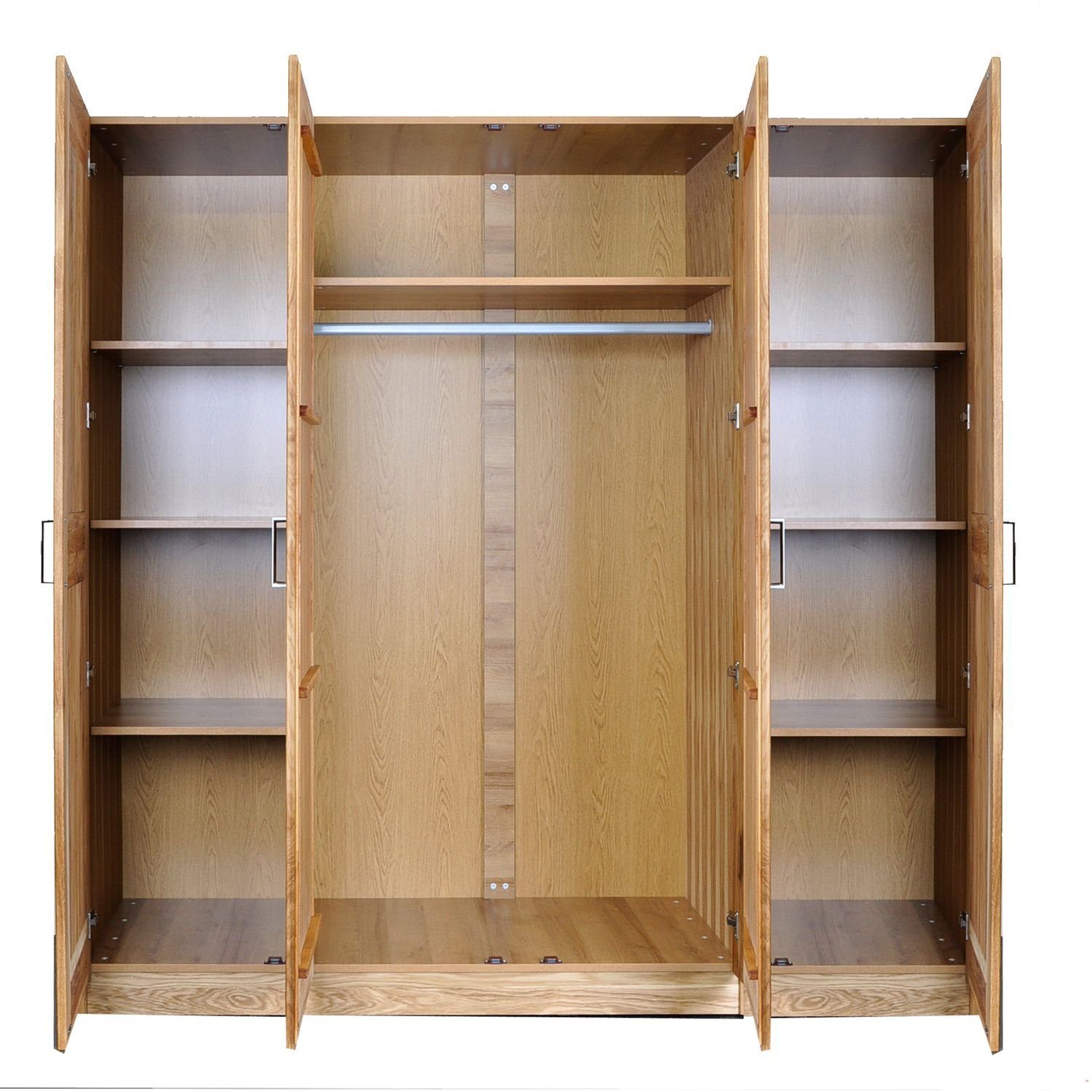 moebel-store24 Kleiderschrank Tomi 4S (Wildeiche-teilmassiv) zeitloses Desi günstig online kaufen