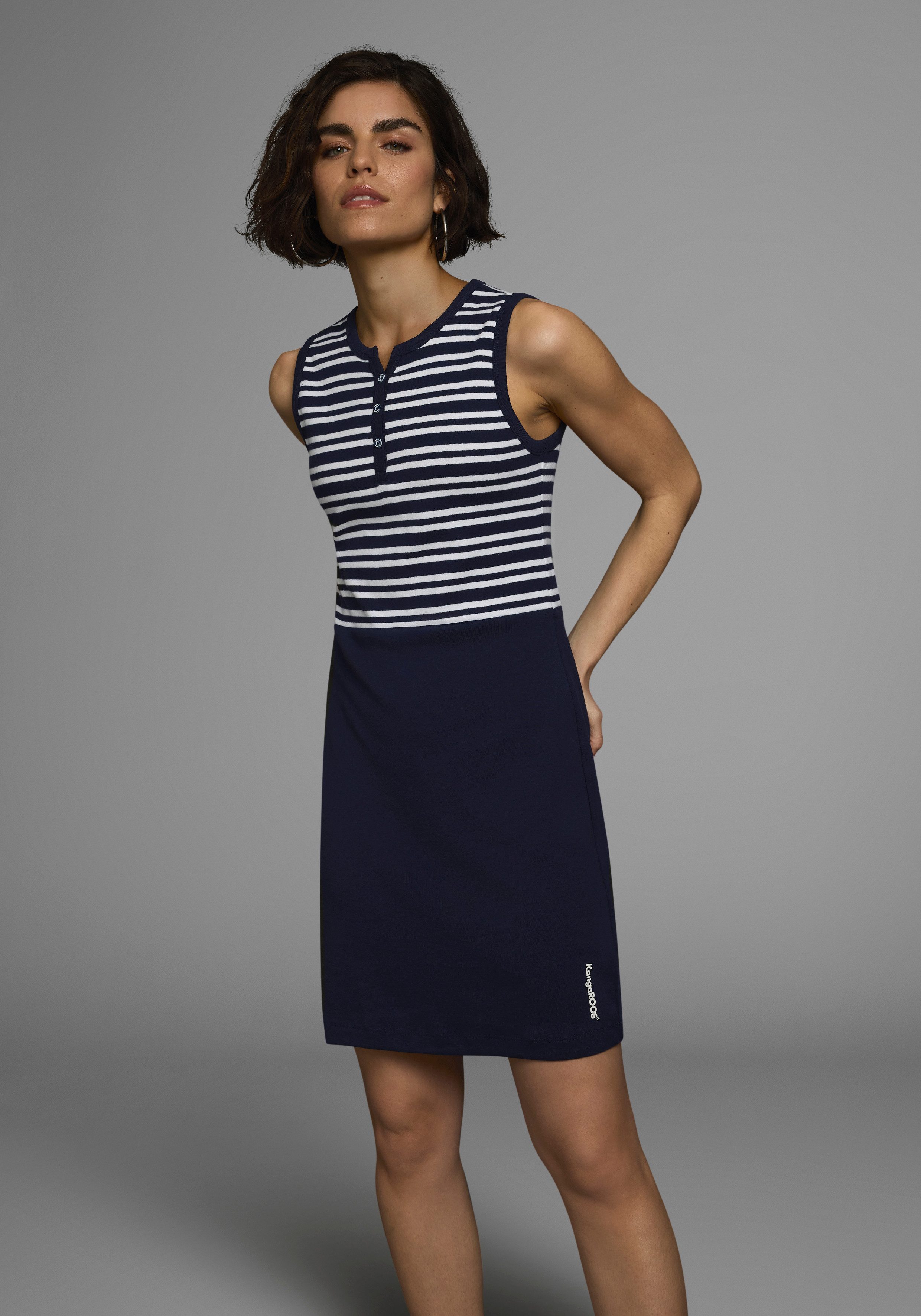 KangaROOS Sommerkleid aus Rippware, Mini-Länge günstig online kaufen