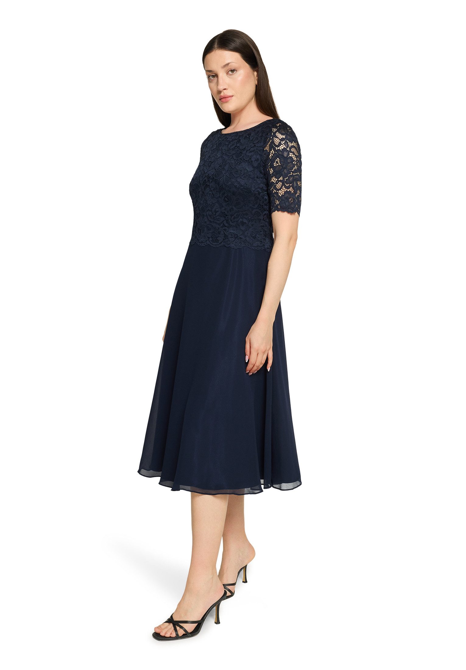 Vera Mont Cocktailkleid Damen mit Spitze Spitze