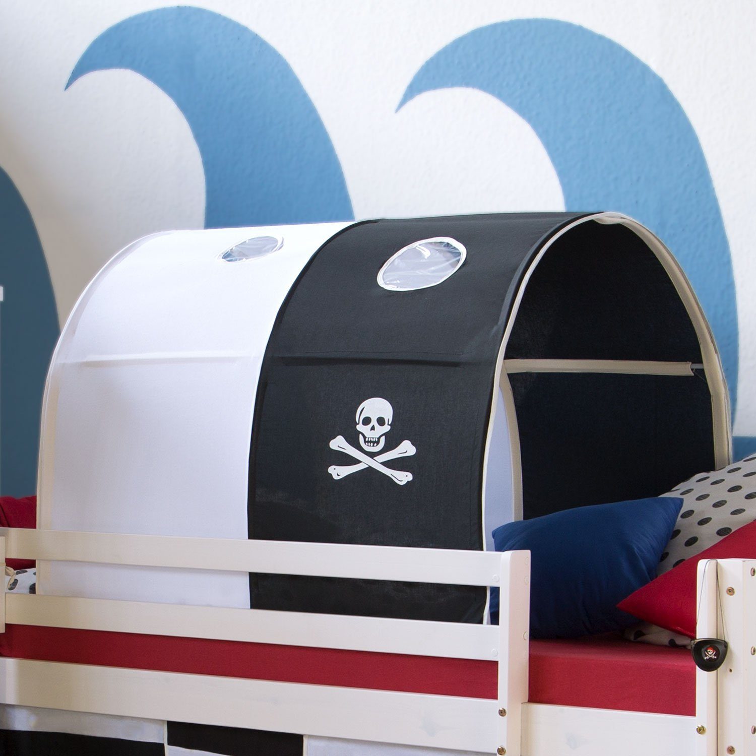 Homestyle4u Betttunnel für Hochbett Zelt Bettdach günstig online kaufen