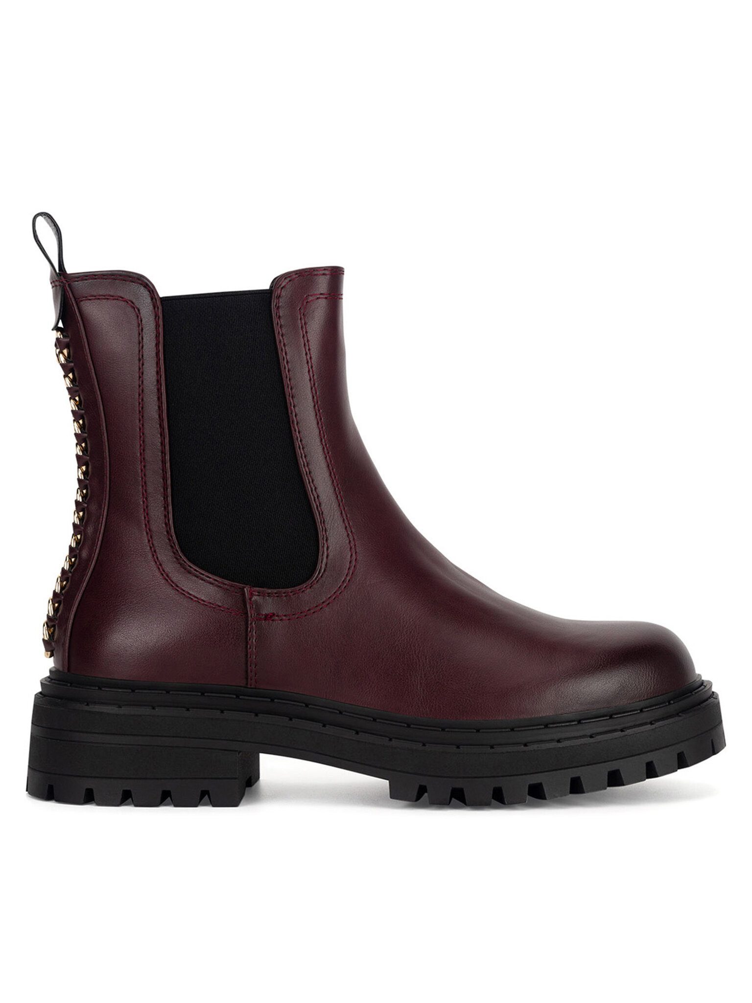 Jenny Fairy Jenny Fairy Stiefeletten Damen HY60208-1 Dunkelrot Stiefelette