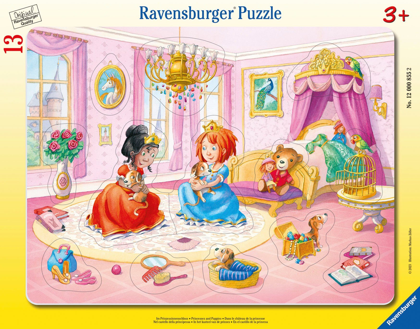 Ravensburger Puzzle Im Prinzessinnenschloss, 13 Puzzleteile, günstig online kaufen