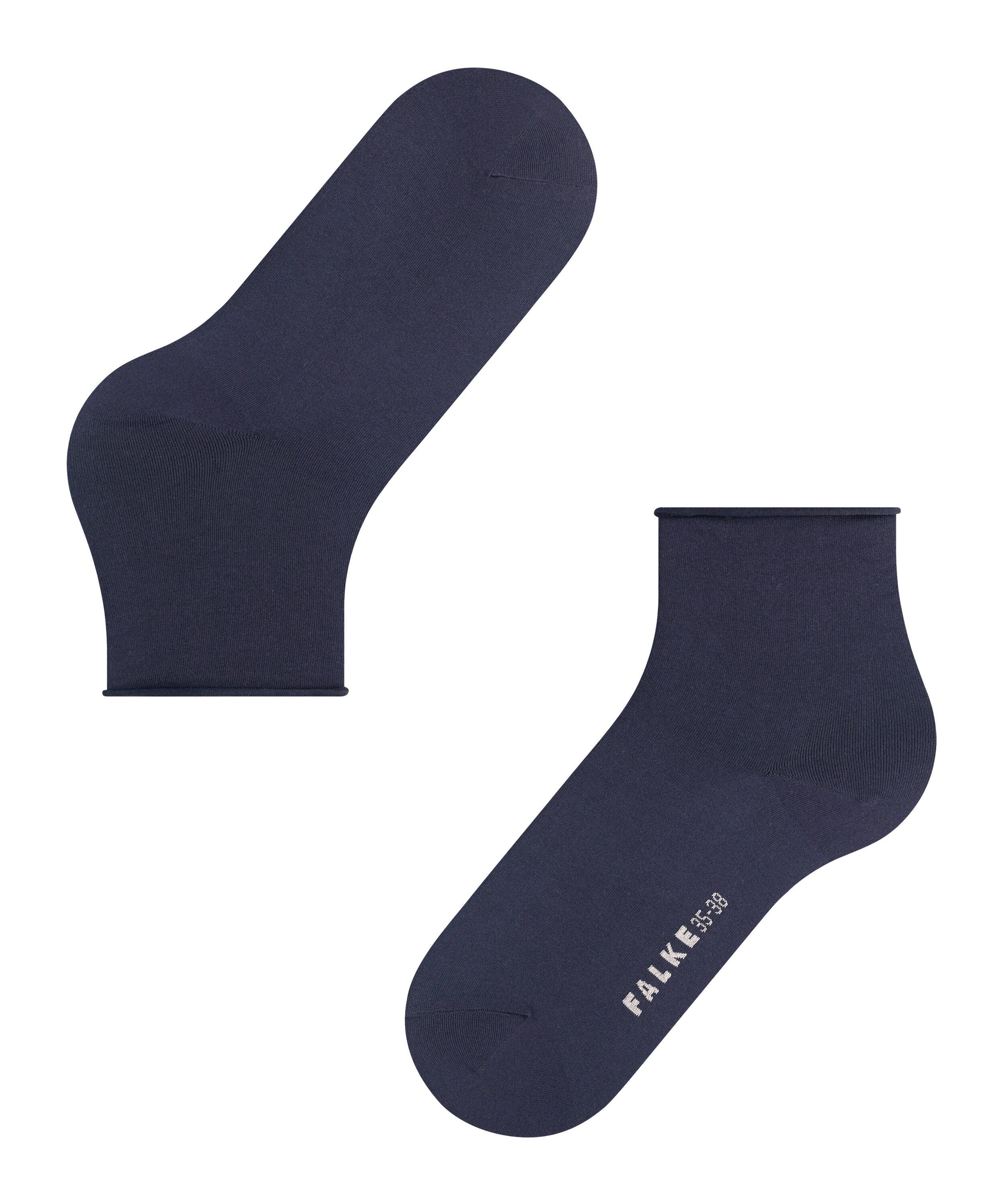 Socken navy Cotton (1-Paar) dark FALKE Touch (6370)