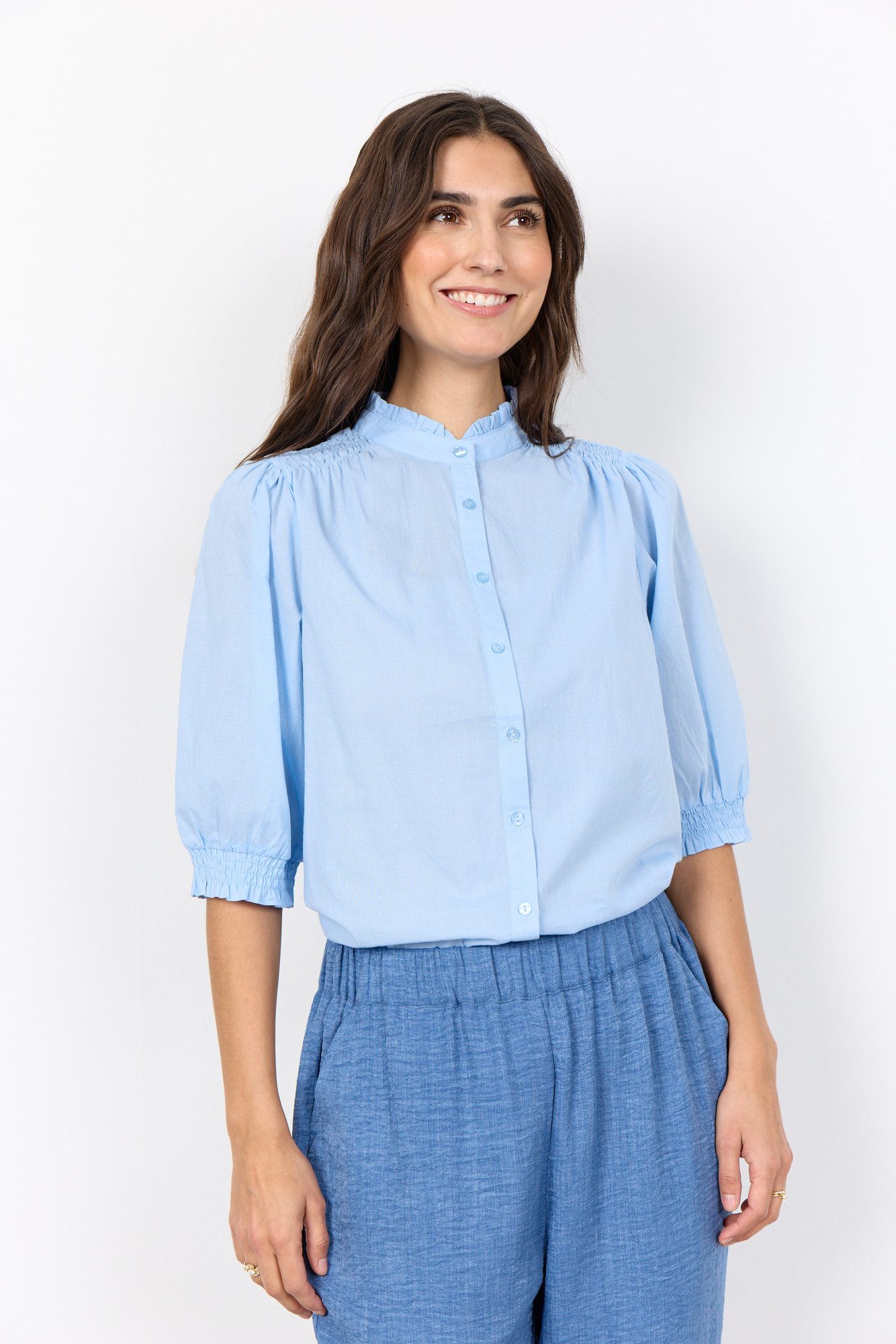 soyaconcept Kurzarmbluse SC-CALISTE 13 günstig online kaufen