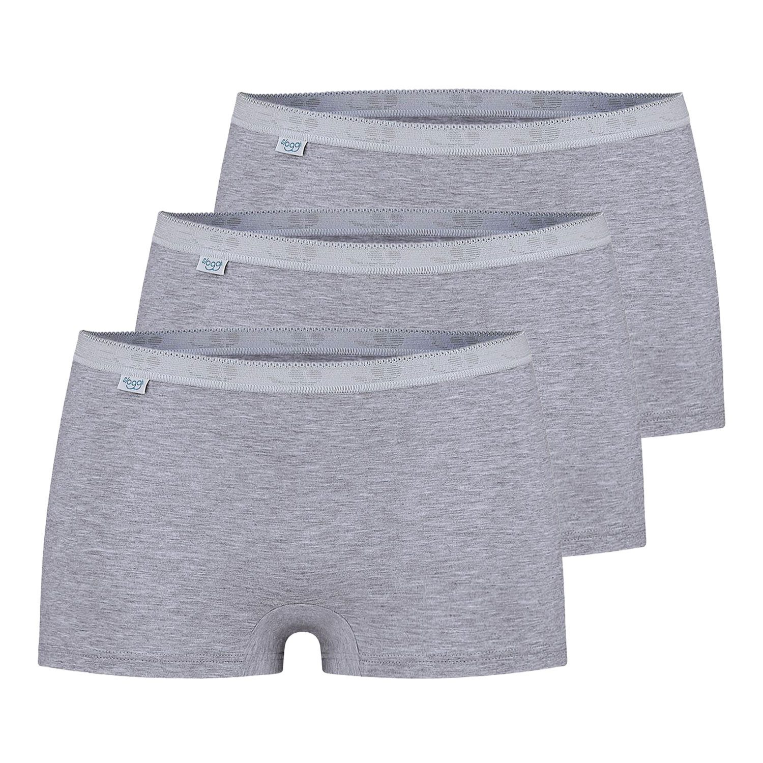sloggi Slip Basic+ Short (3-St., Set) Elastikbund, Jersey, im 3er Pack günstig online kaufen