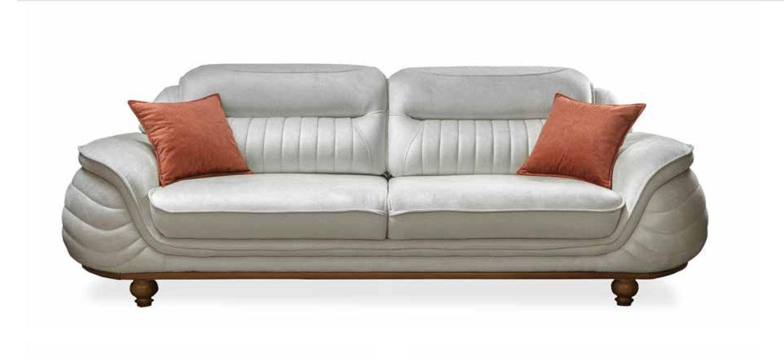 3+3+1 Sofa Sofas Sessel Made Sofagarnitur Design, JVmoebel Sitzer Luxus Europe in Garnitur Stoff