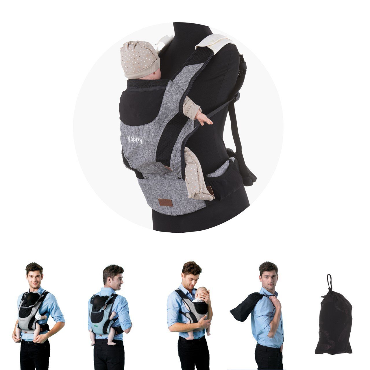 Babytrage Babytrage Bobby 4 in 1