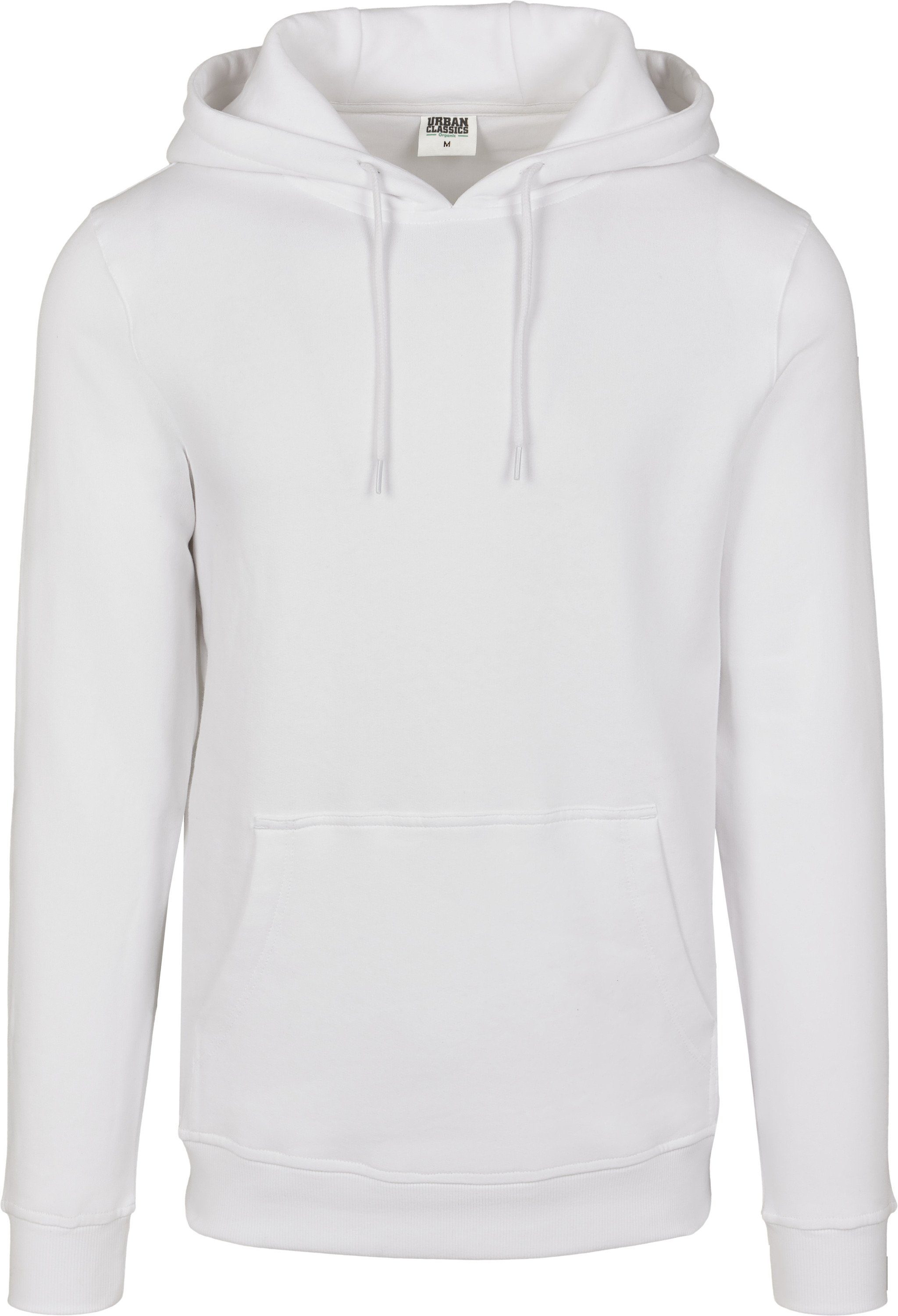 URBAN CLASSICS Sweater Herren Organic Basic Hoody (1-tlg) white