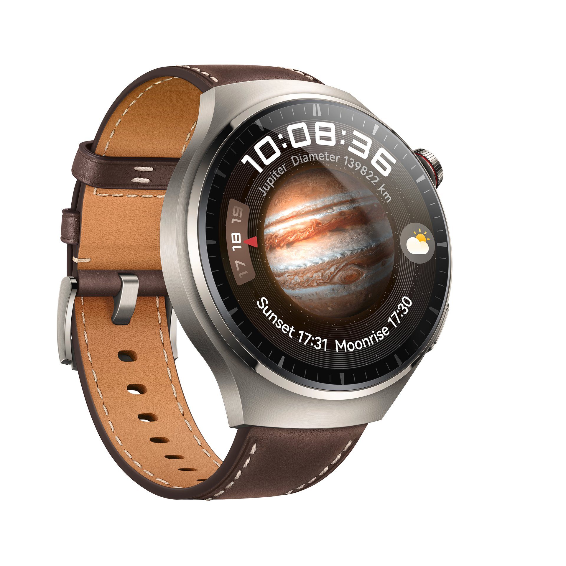 Huawei Watch 4 Pro Smartwatch | Zoll, Titan braun OS) (3,81 cm/1,5 Harmony