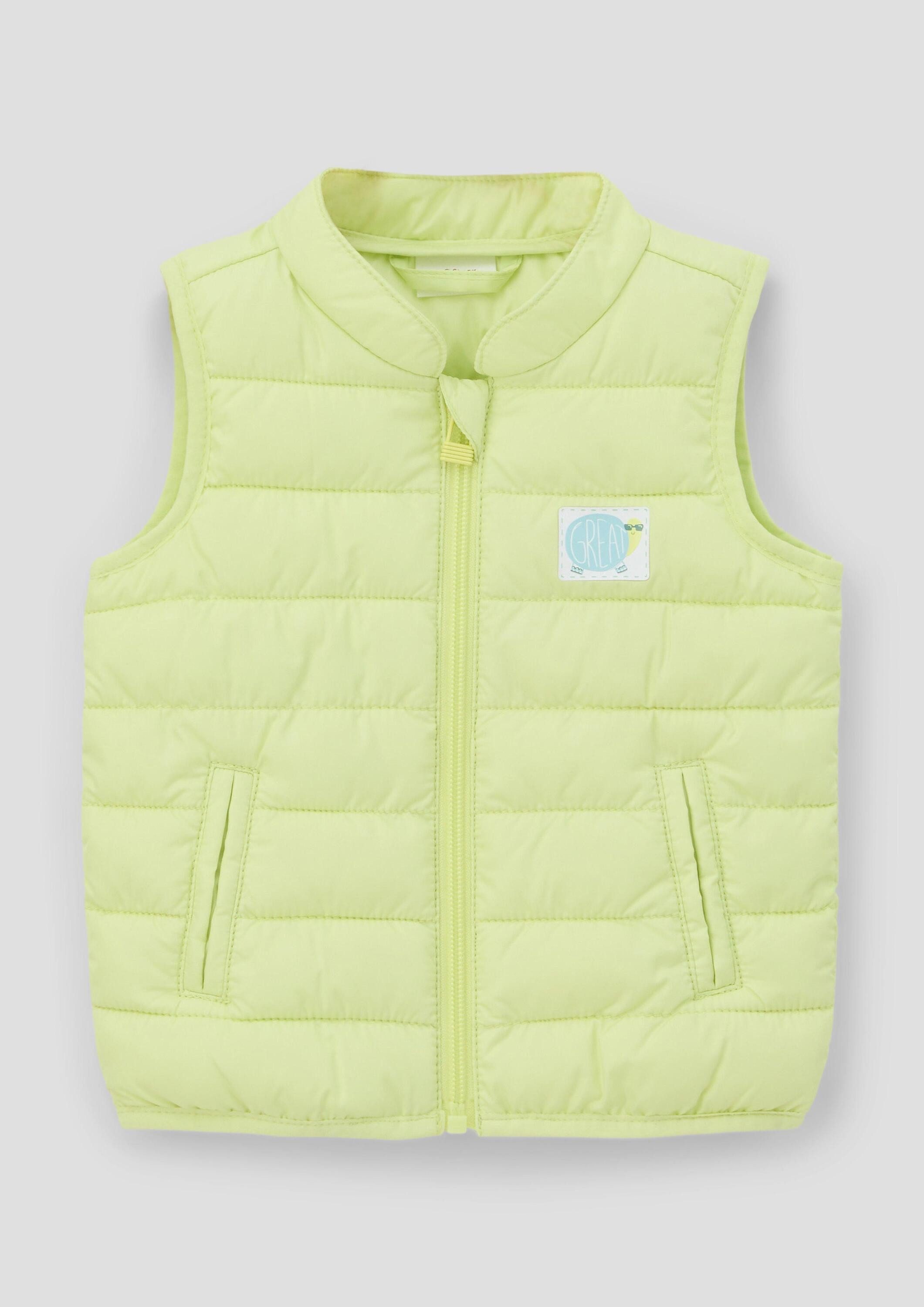 s.Oliver Outdoorjacke Outdoor-Weste Weste in glatter Qualität