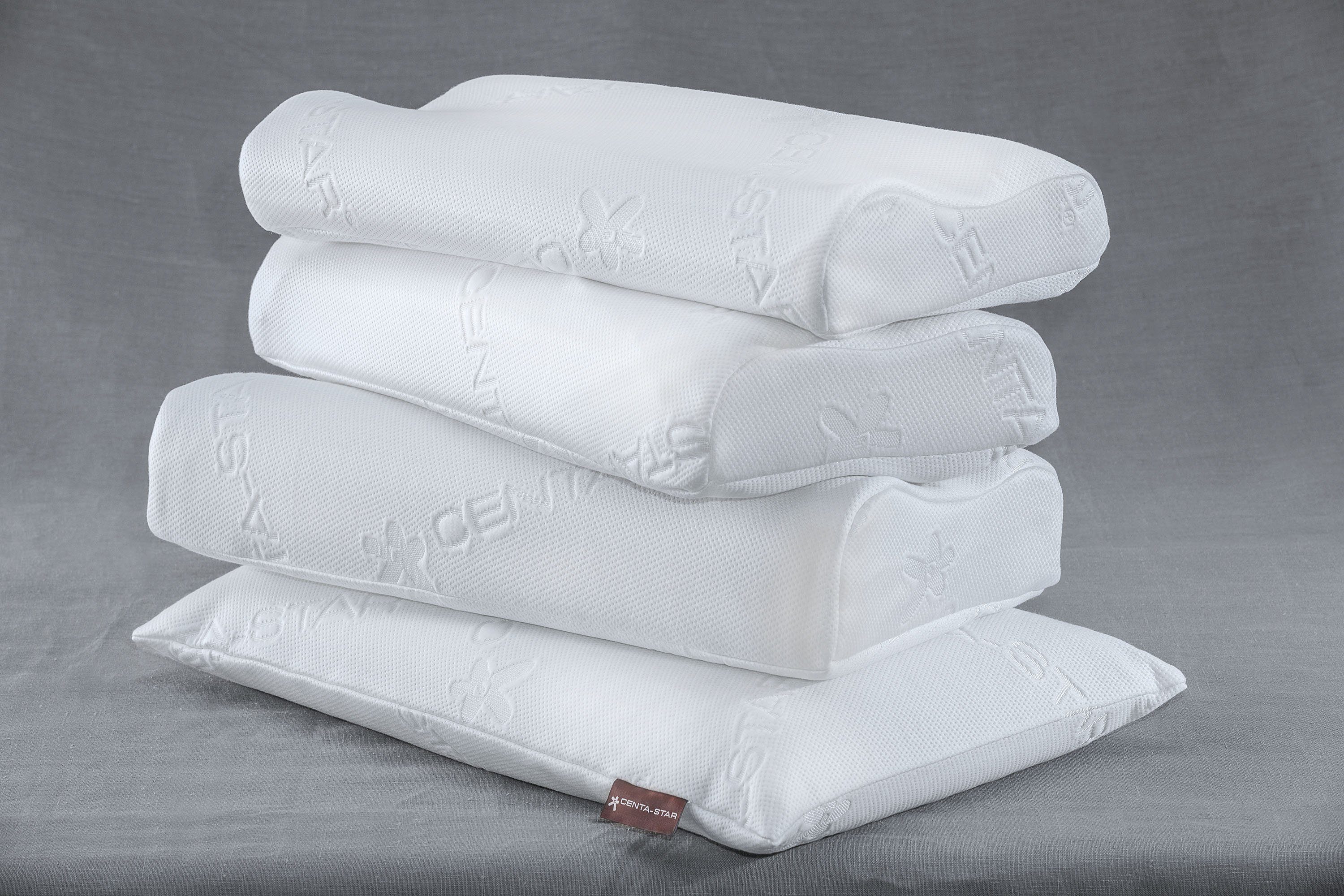 Centa-Star Nackenstützkissen Nackenstützkissen Comfort Supersoft, Bezug: Baumwolle, Rückenschläfer, Seitenschläfer, Nackenstützkissen, ideal für Rücken- und Seitenschläfer, 40x80 cm
