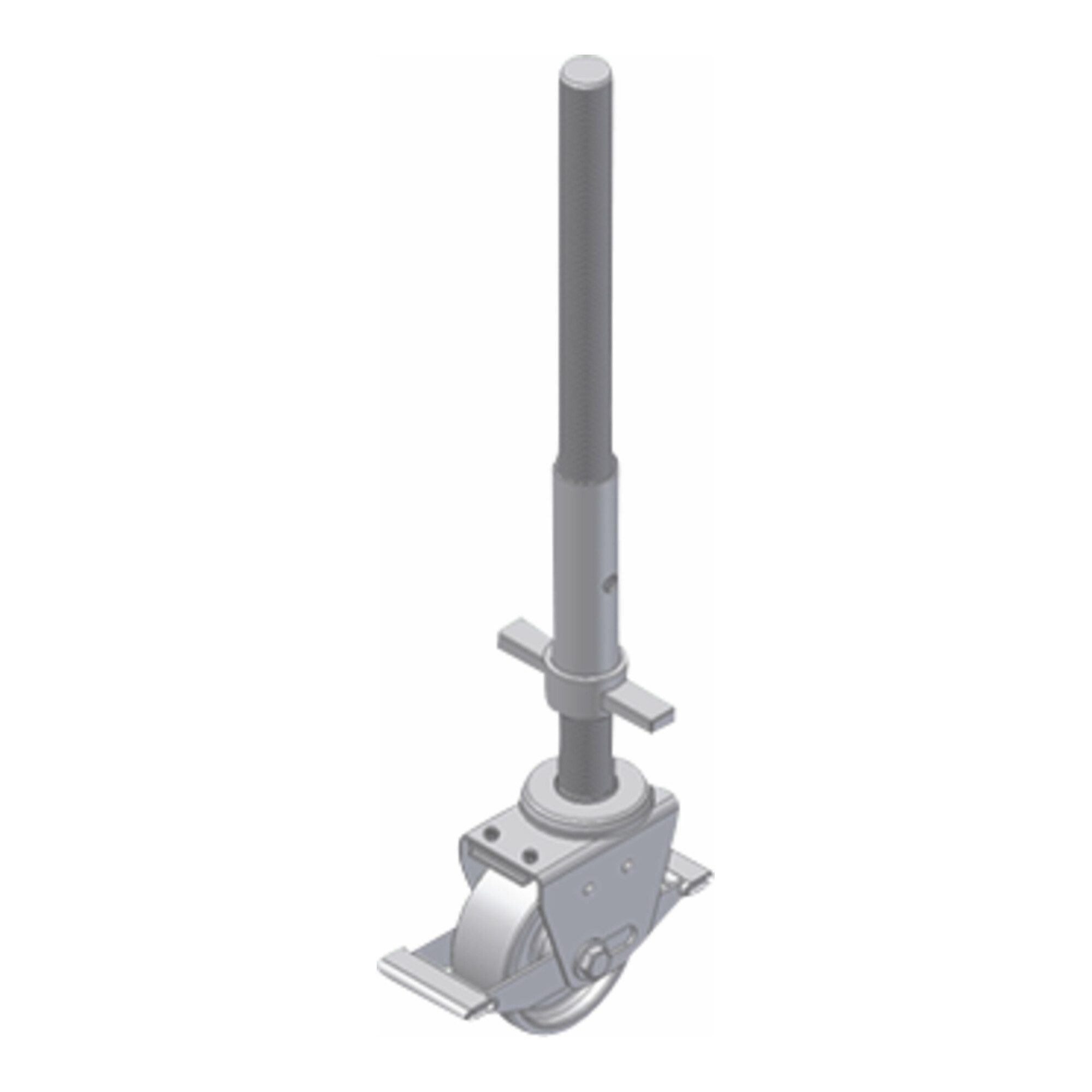 Zarges Gerüst ZARGES Lenkrolle mit Spindel D = 125 mm