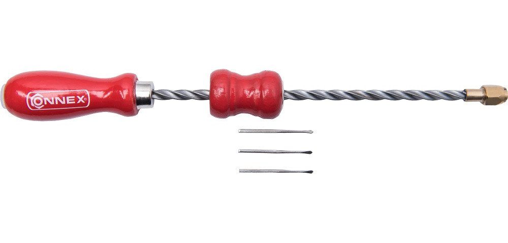 Connex Metallbohrer Drillbohrer mit 3 Einsätzen