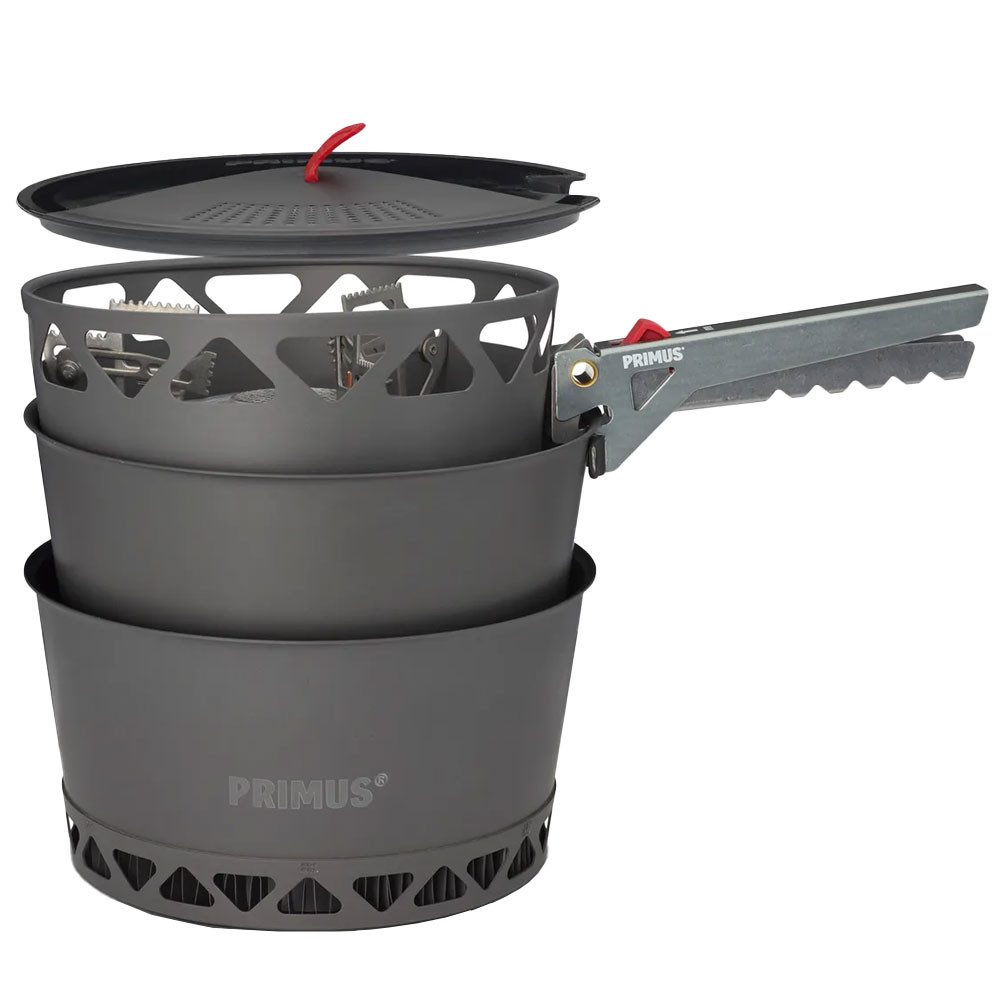 Primus Gaskocher PrimeTech Stove Set II 1,3L Kochset für Backpacker, Camping, Trekking