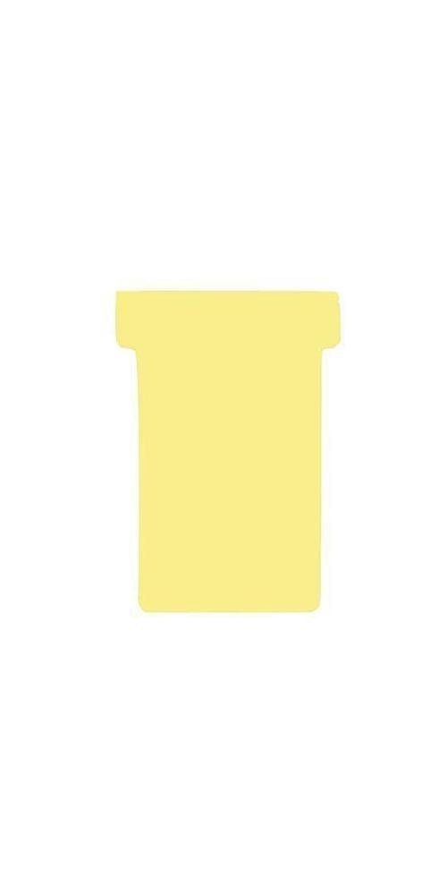 FRANKEN Pinnwand T-Karte 48 x 84 mm (B x H) 170g/m² 100 % Altpapier gelb 100 St./Pack.