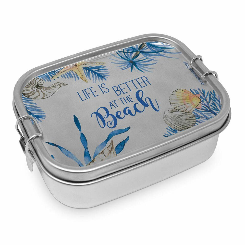 PPD Lunchbox Ocean Life is better Steel 900 ml, Edelstahl