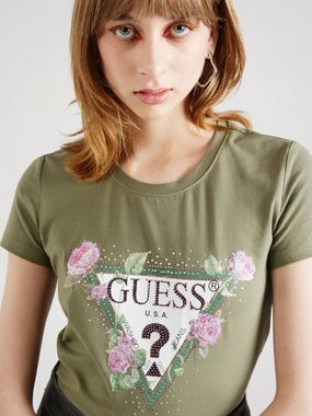 Guess T-Shirt (1-tlg) Ziersteine