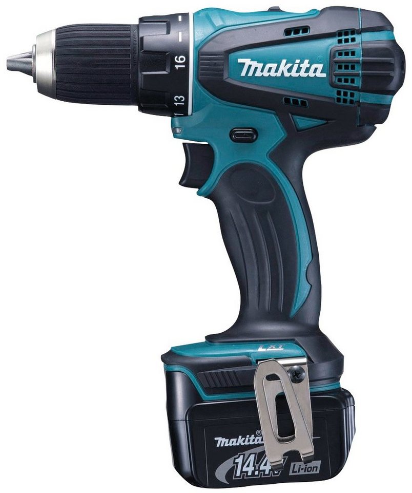 Makita Akku-Bohrschrauber DDF446RTJ, max. 1500 U/min, inkl. 2 Akkus und  Ladegerät