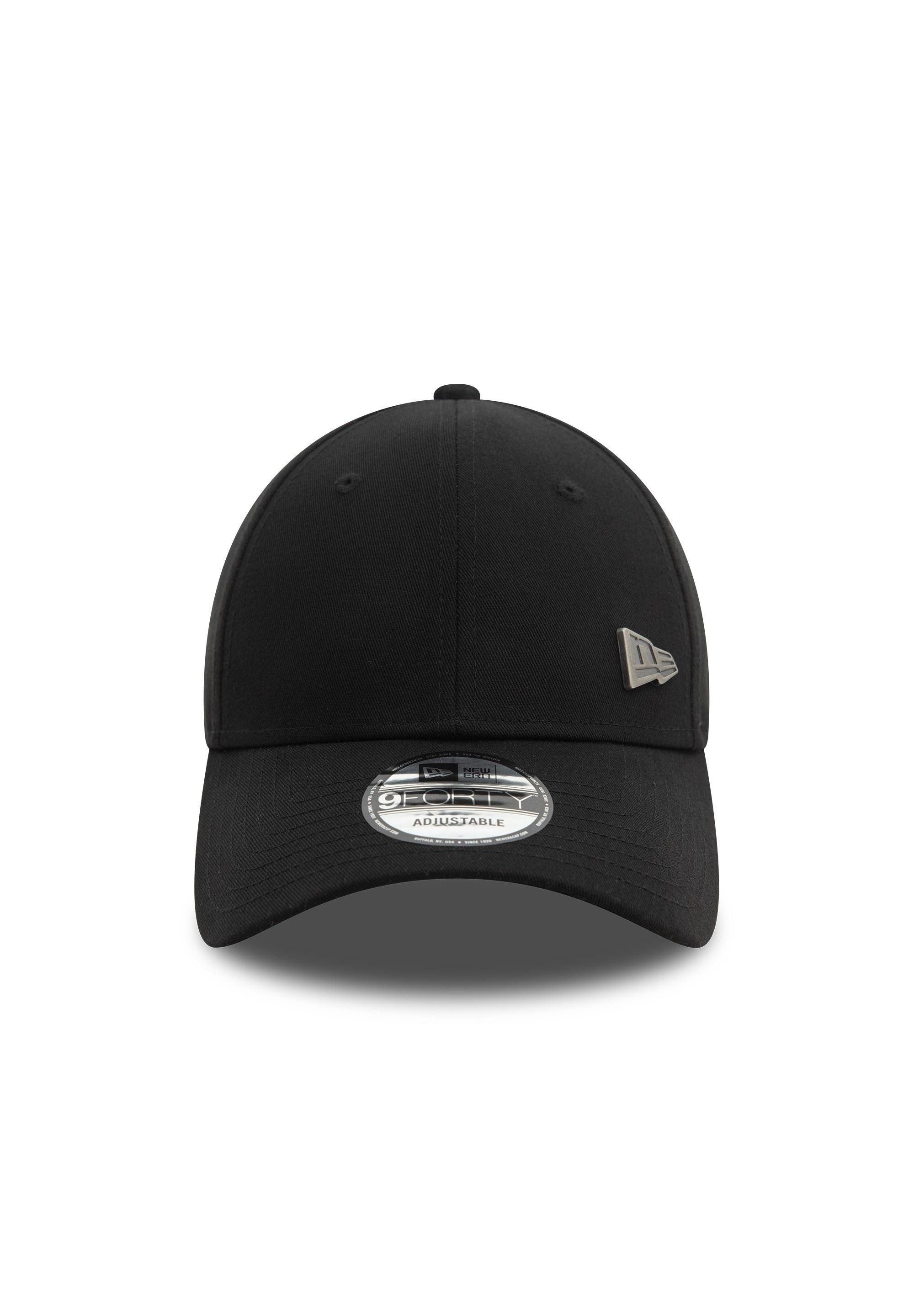 New Era Baseball Cap NE Pin Schwarz Verstellbare 9Forty Cap New Era (1-St)